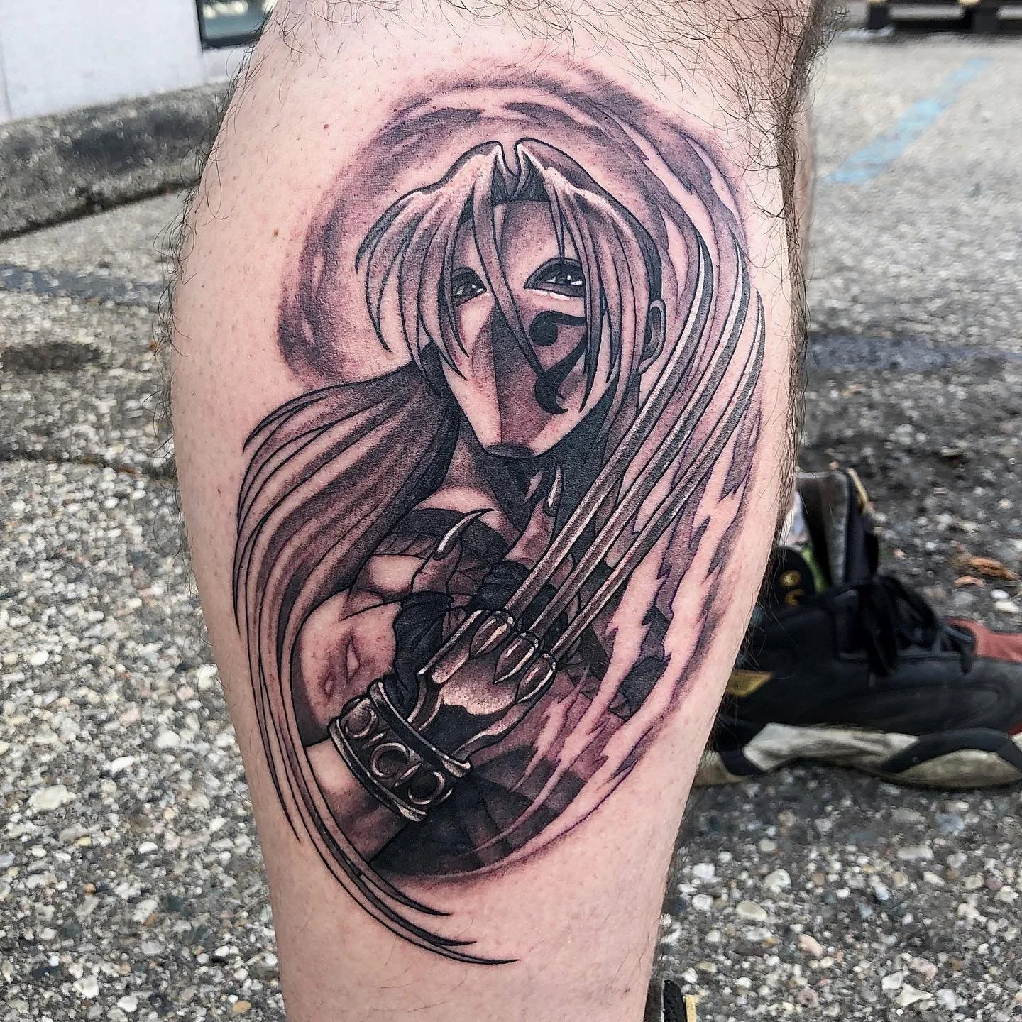 Lots of black and grey lately! Check out this Vega from street fighter I got to do for Damon!! Thank you again 🙏 @hive.tattoo.studio 

#flintmichigan #flinttattooartist #michigantattooers #michigantattooartist #colortattoo #michiganartist #tattoo #a