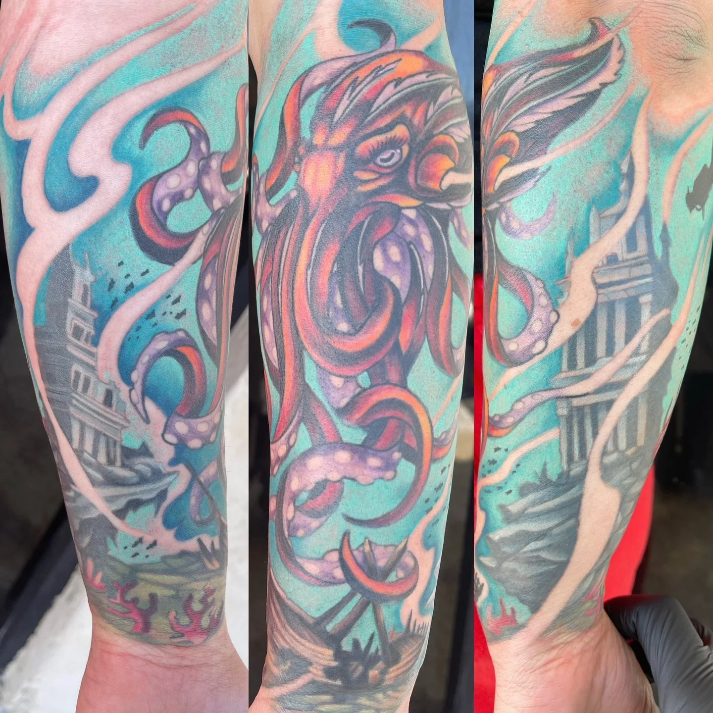 Lady Kraken! Email me for inquiries and appointments! 
Claudiocamilucci@gmail.com
@hive.tattoo.studio 

#flintmichigan #flinttattooartist #michigantattooers #michigantattooartist #colortattoo #michiganartist #tattoo #art #tattoos #guyswithtattoos #gi