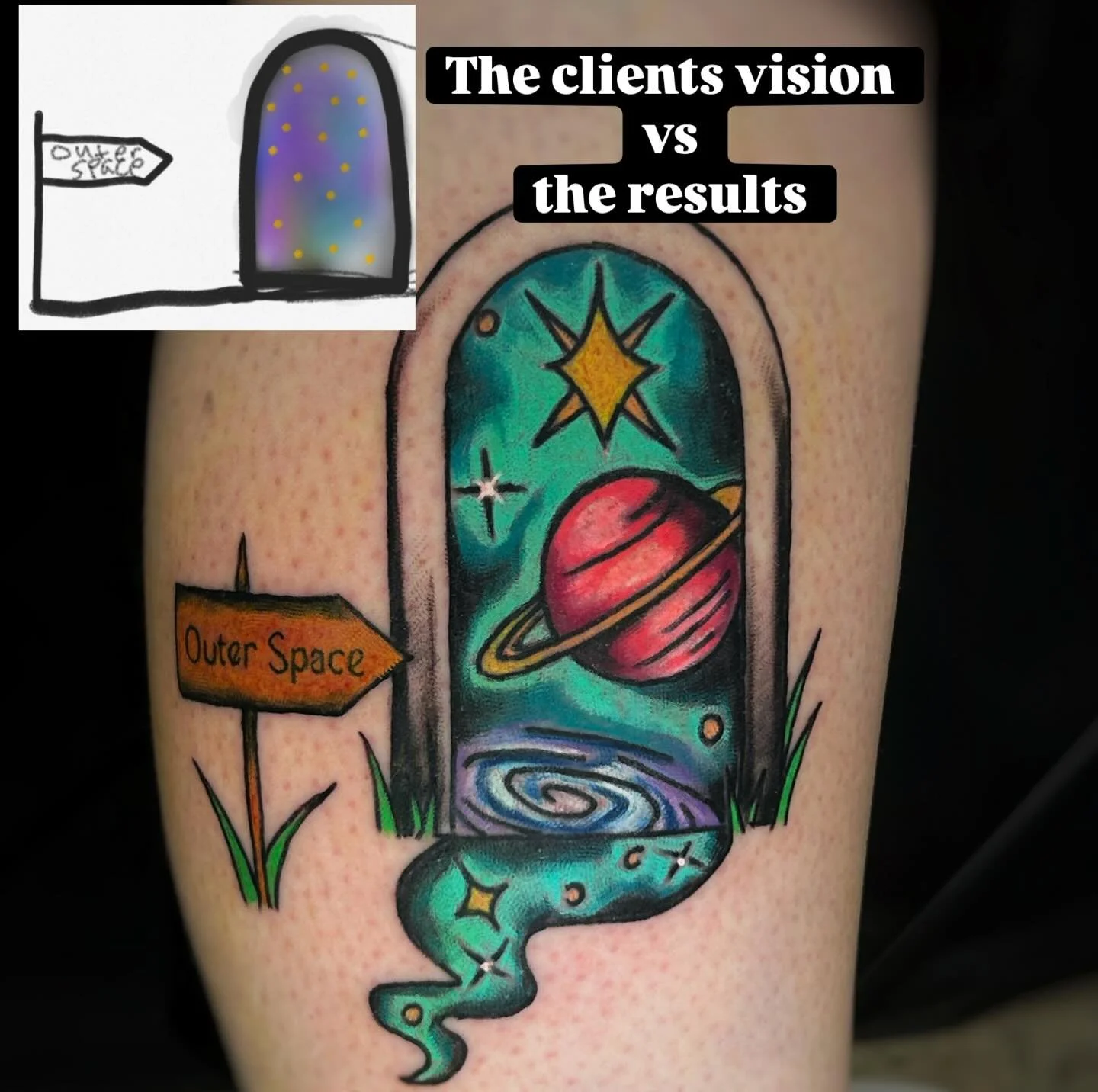 I absolutely LOVE when clients draw their visions for me to bring to life!