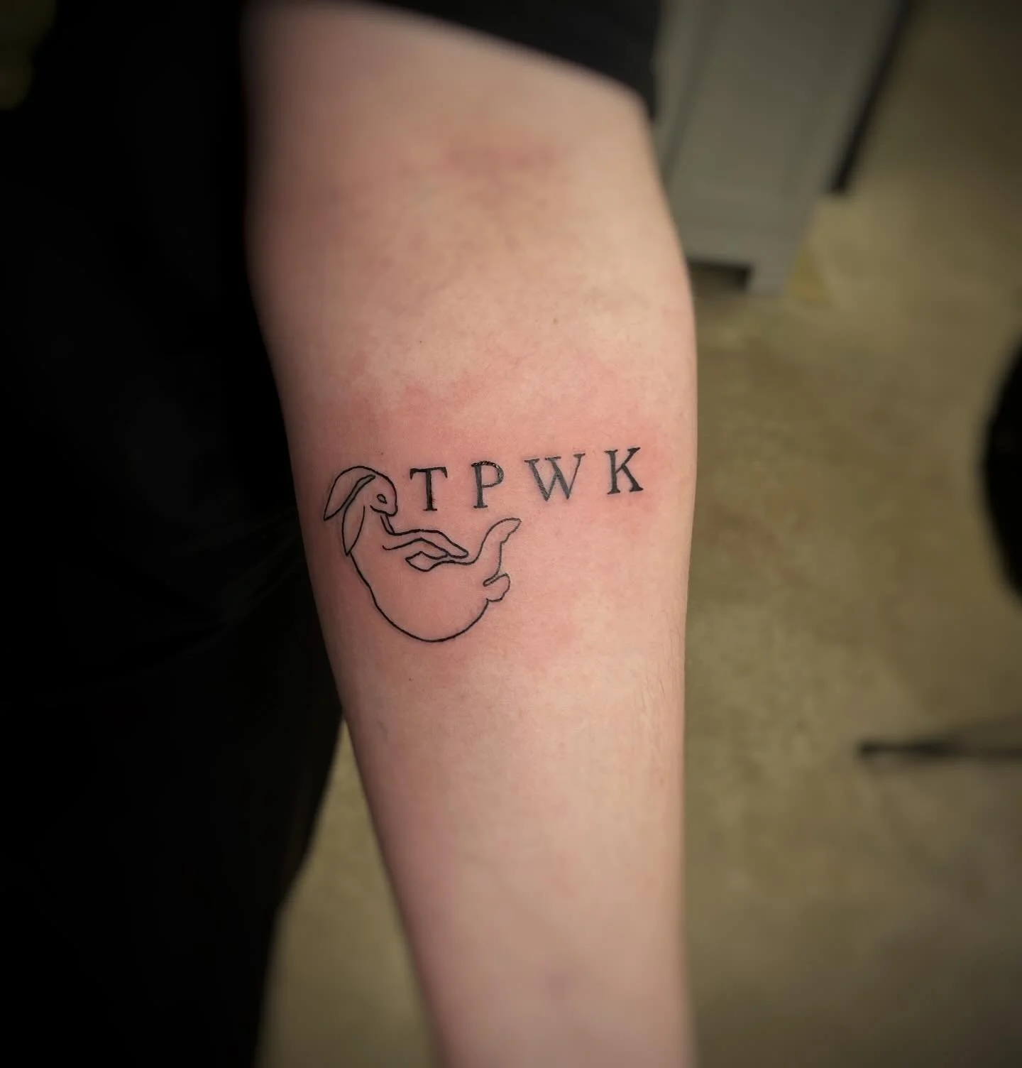 Perfect timing for this love on tour tattoo