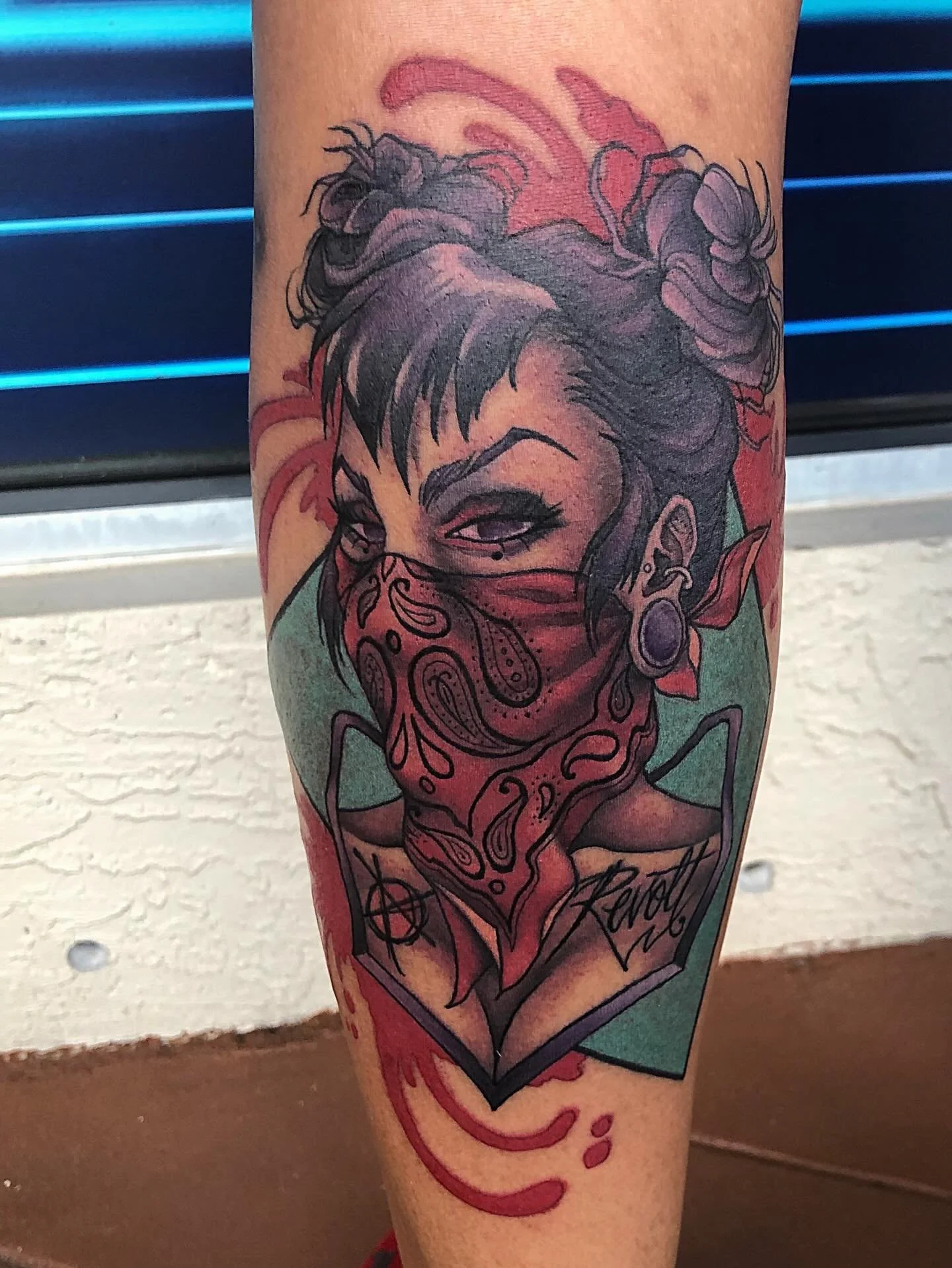 Gonna have some stickers of this rebel girl available soon 💜 throwback to one of my favorites 💜 

If you would like to book with me, send me an email or fill out my booking form, link in bio 💜 kirioustattoos@gmail.com

@hive.tattoo.studio 

#flint