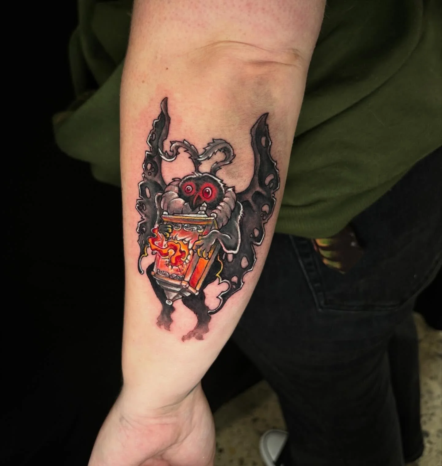 Some little Matching mothmen I did the other night.