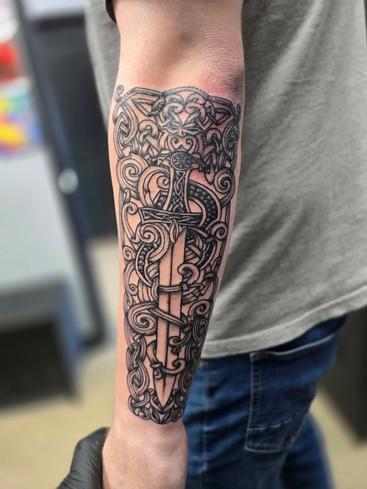 Little bit of Nordic done yesterday 👀

Hit me up for an appointment!!
Let's get you in the chair for some ink therapy!!