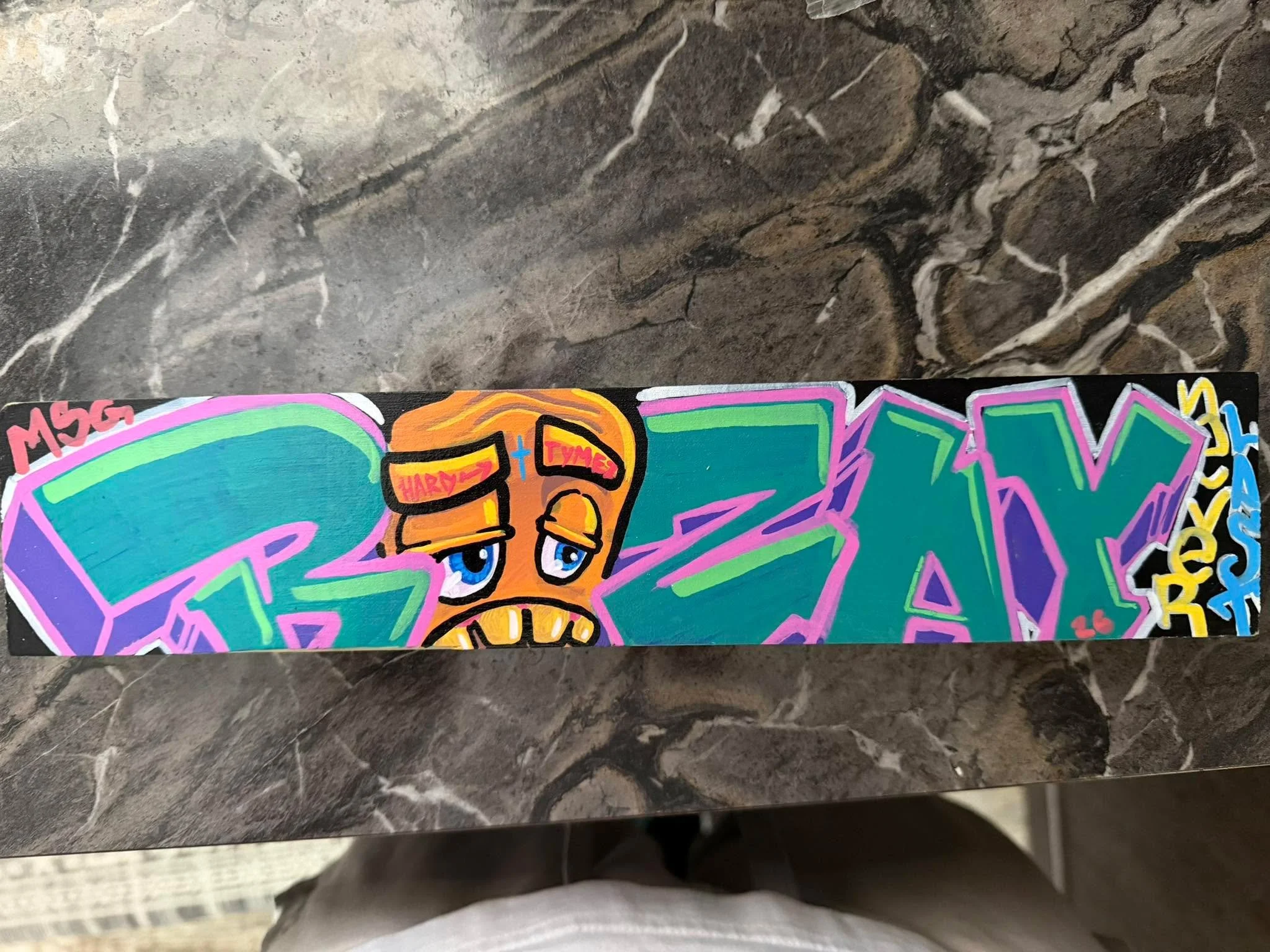 @highlight

Been a while since I painted anything.

Just something quick I put together yesterday&hellip; not mad at it.

Got me thinking about stepping back into some bigger projects again.

If you&rsquo;ve got a wall or something in mind, DM me &md
