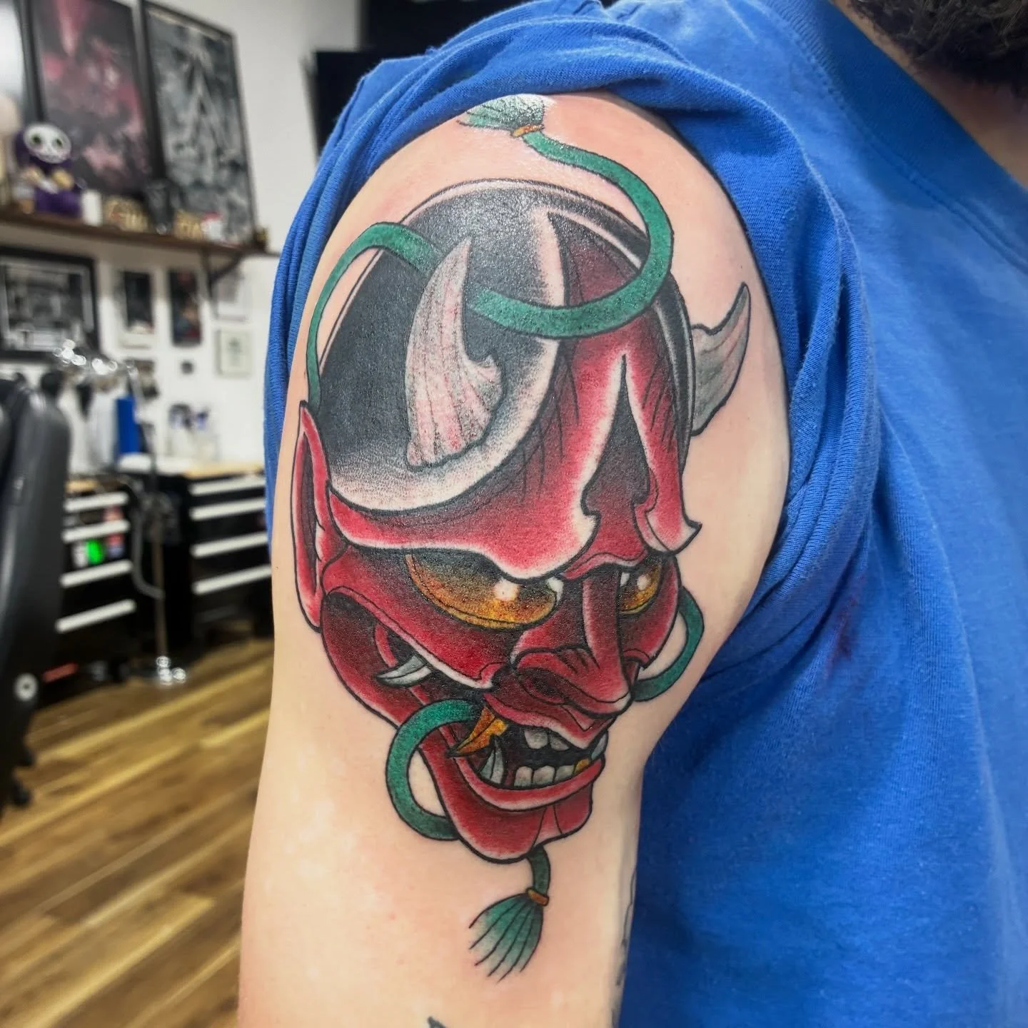 Fun oni walk in from the other day! Thanks for trusting me with this one bro!

Appointments are easier than ever to schedule! Shoot me a message if you want to snag a spot.