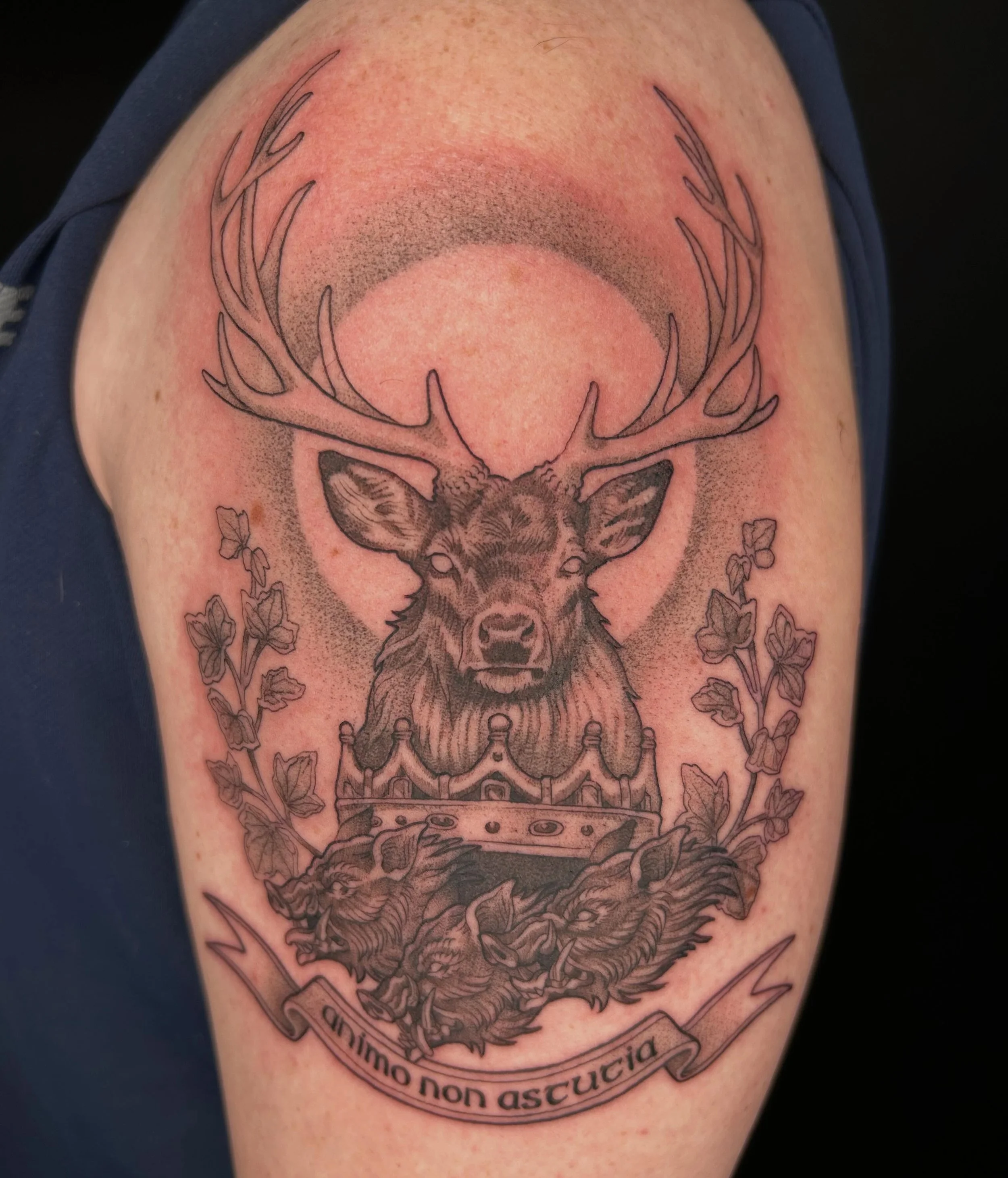 A family crest!!!

#tattooartist #michigantattooartist #femaletattooartist #blackwork #blackworktattoo
