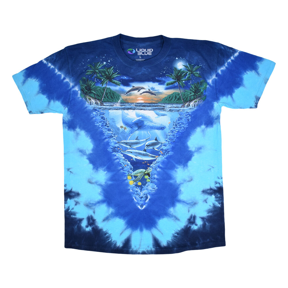 Blue Dolphin - Dolphins and Whales - T-Shirt - Tie-Dye - 11443 - Dolphins  and Whales. — Blue Dolphin