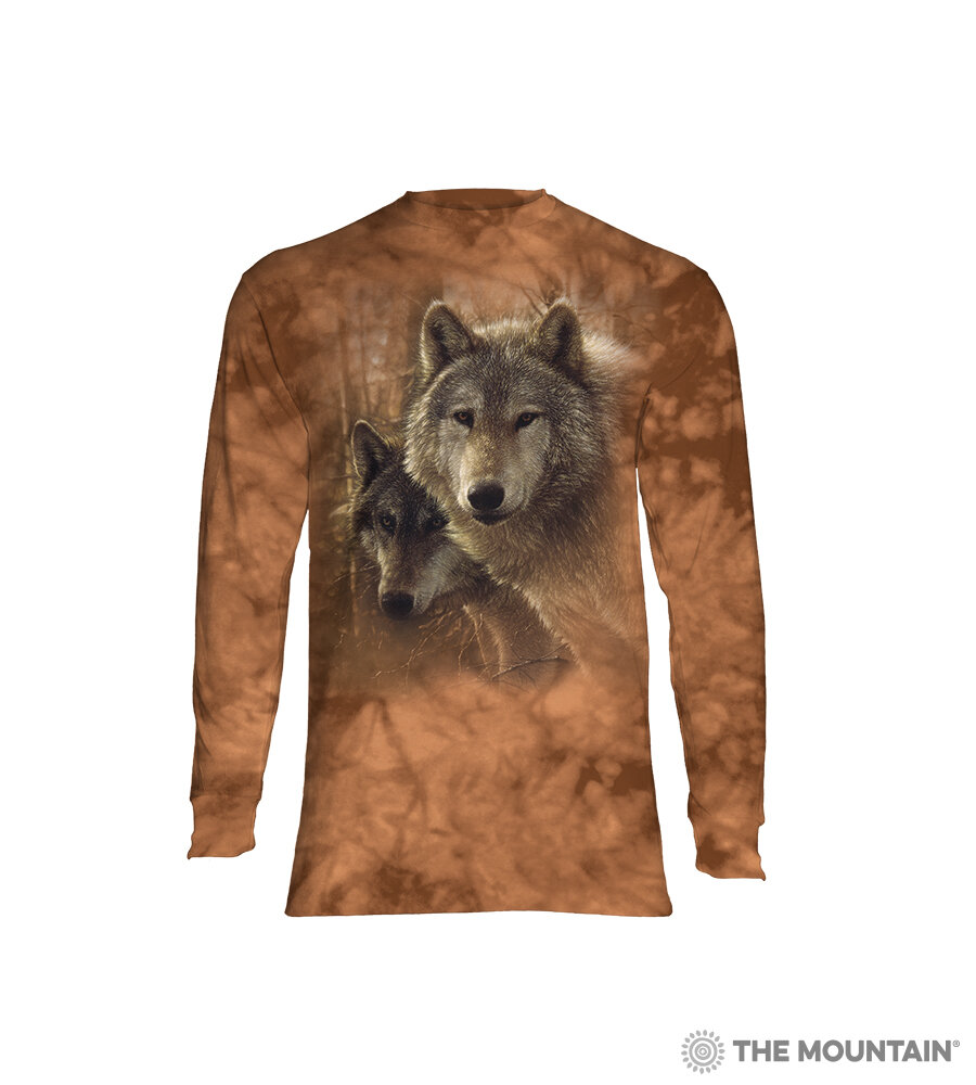 Blue Dolphin - Wolves Watching - T-Shirt Long Sleeve - 6420 — Blue Dolphin