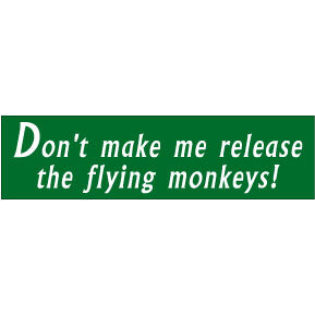 Flying Monkeys Dont Make Me Release My Flying Monkeys Drawing By Kanig...
