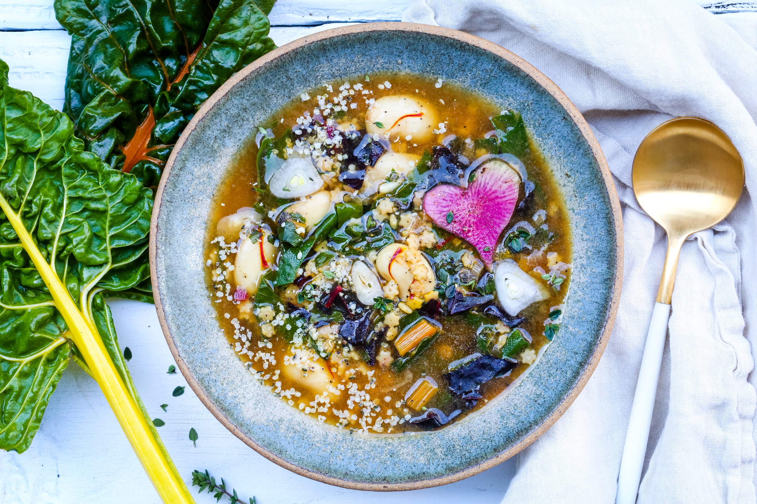 Warm My Heart Rainbow Chard Soup Recipe