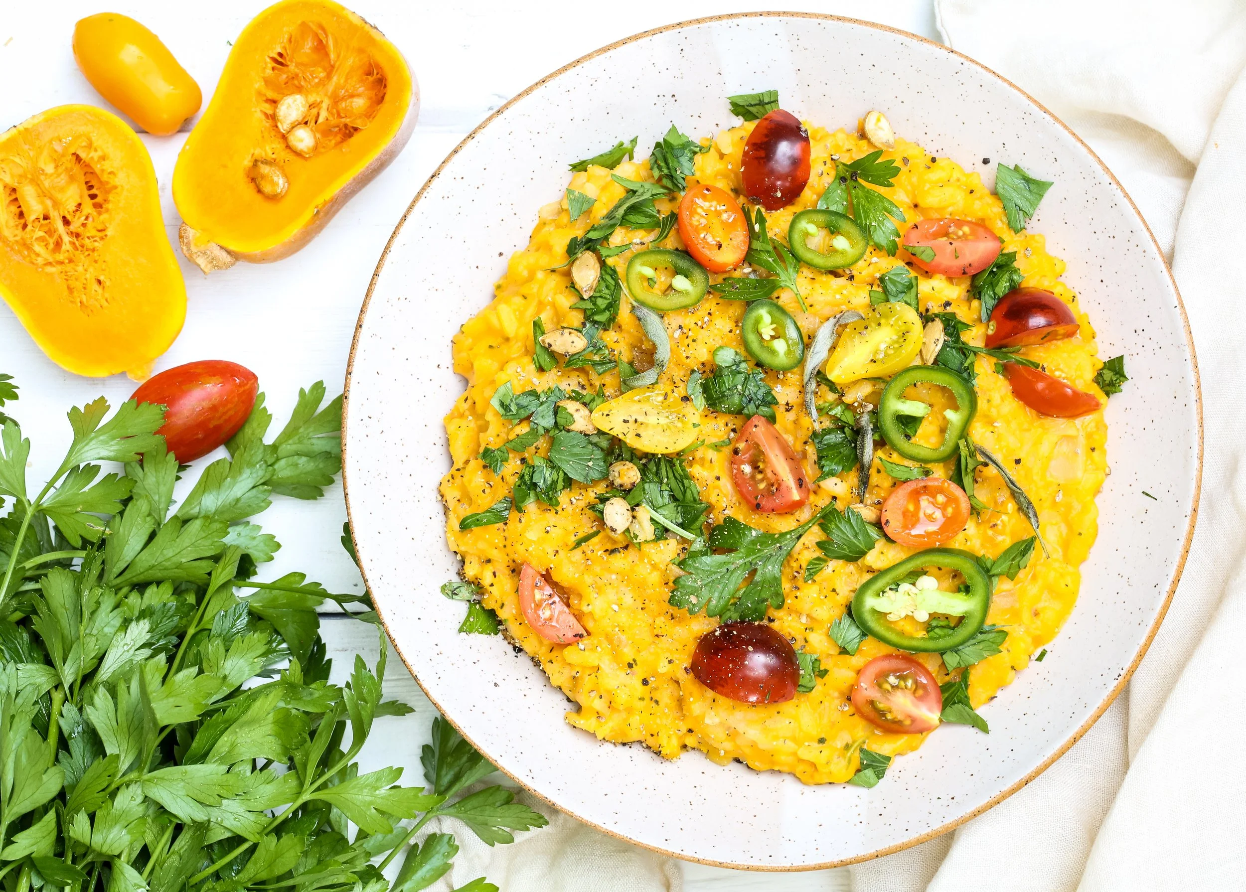 Honey Nut Squash Risotto Recipe