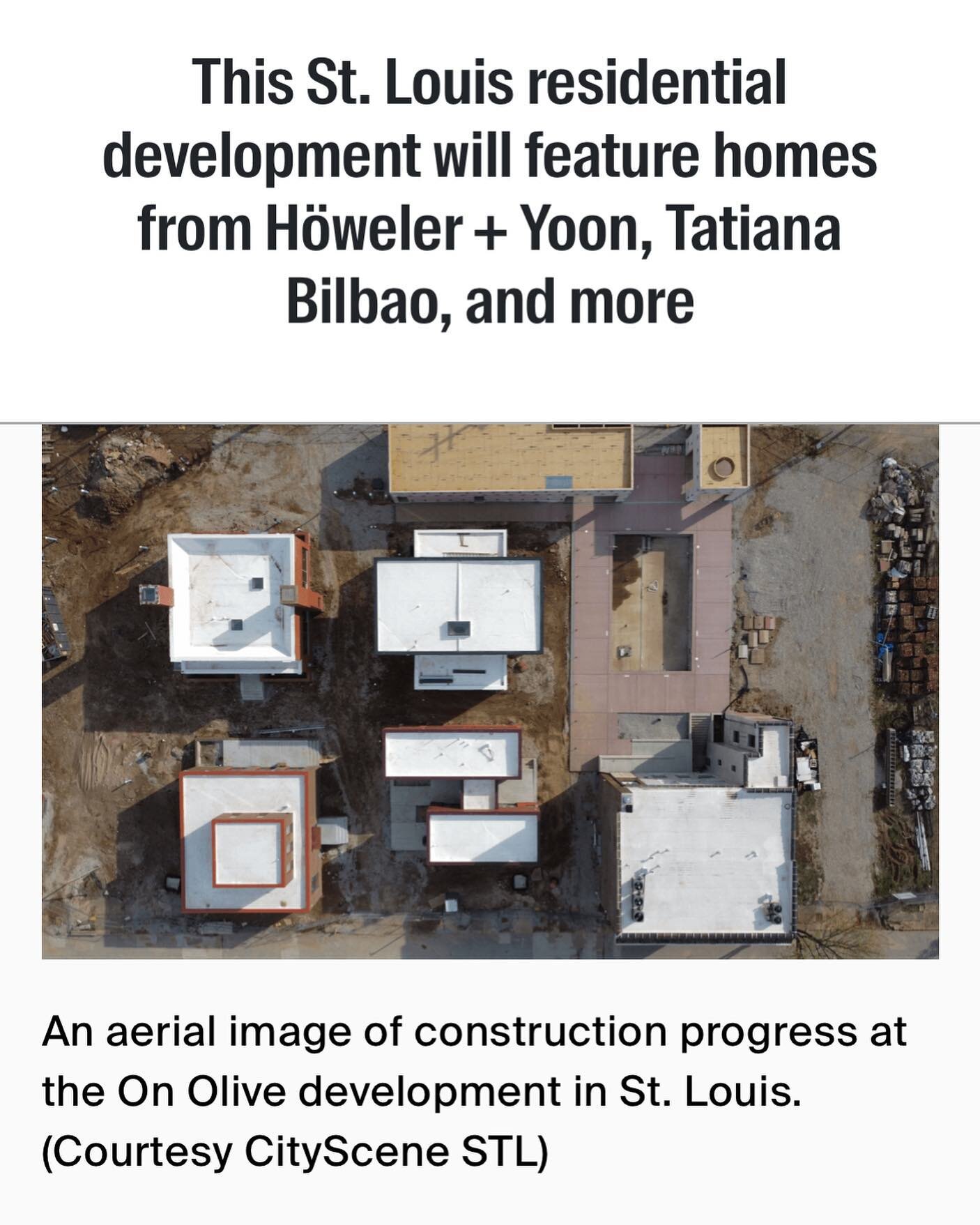 Love seeing our friends @axi.ome @tabilbaoestudio @howeleryoonarchitecture @mmmosarchitects @michaelmaltzanarchitecture all working together to do some great work and make a wonderful community in the Lou.  Can&rsquo;t wait to see it come to fruition