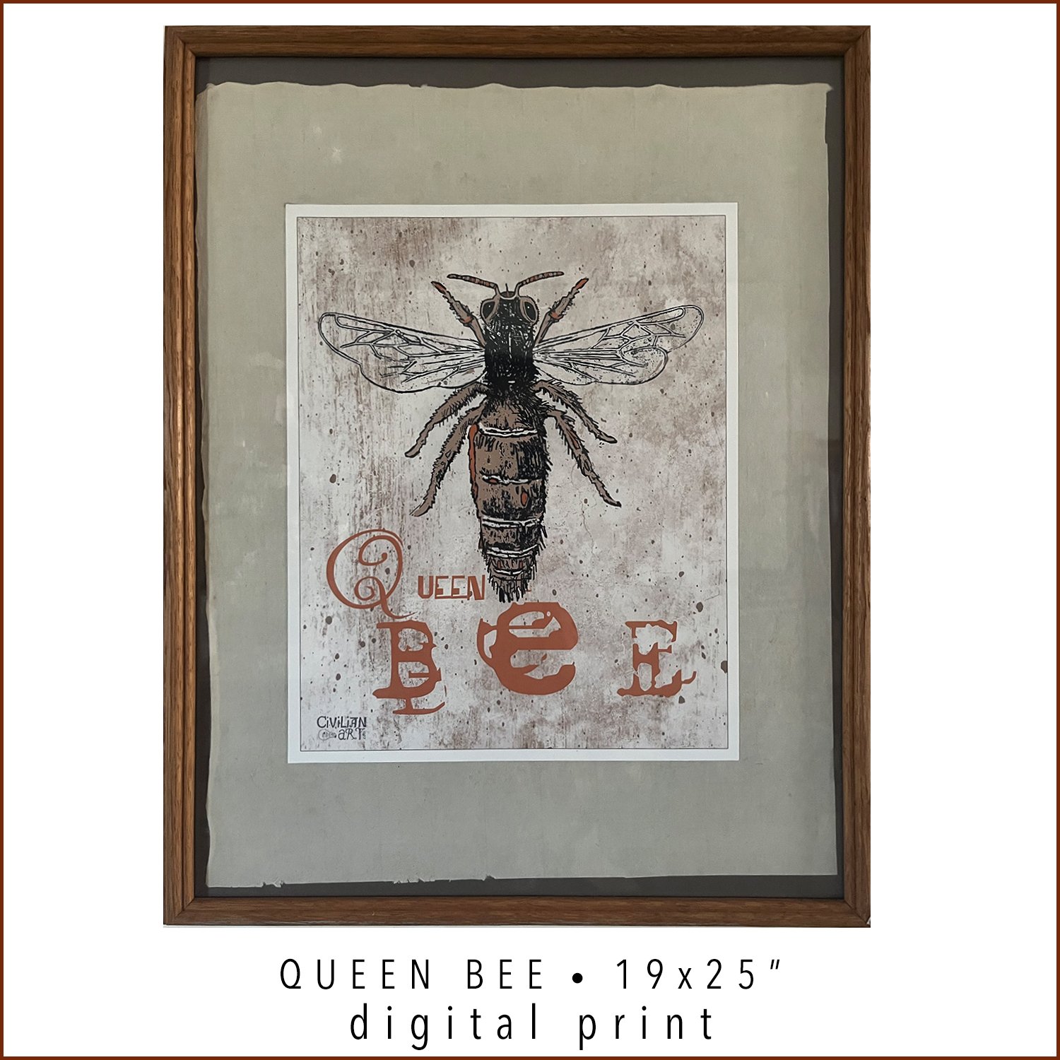 QUEEN BEE • 19x25” digital print .jpg