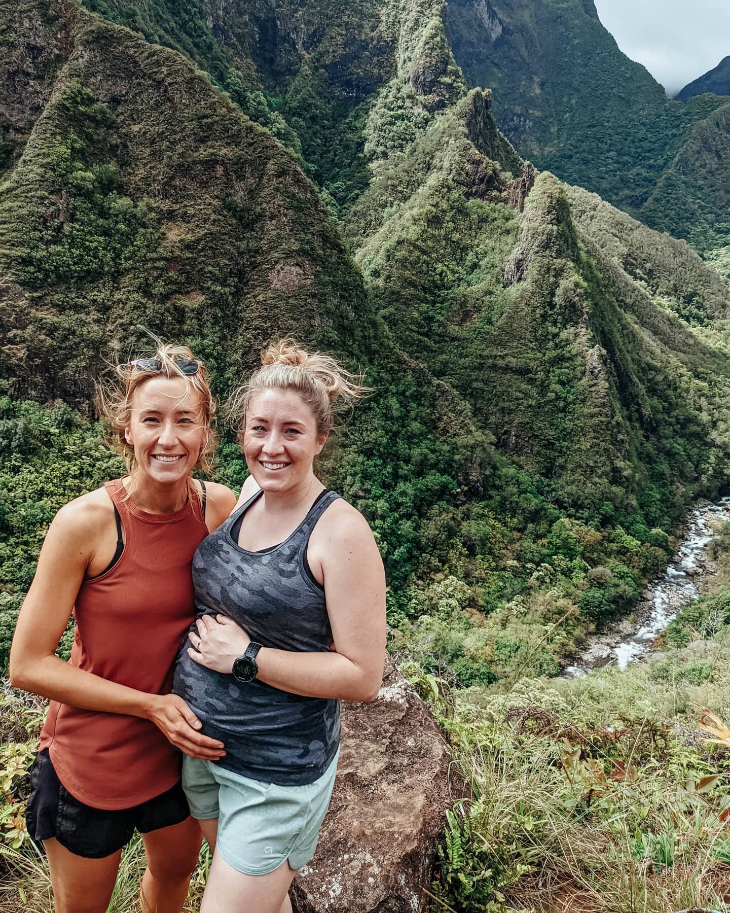 Iao Valley with my sister from a few months back:) Can't wait to meet this baby coming!