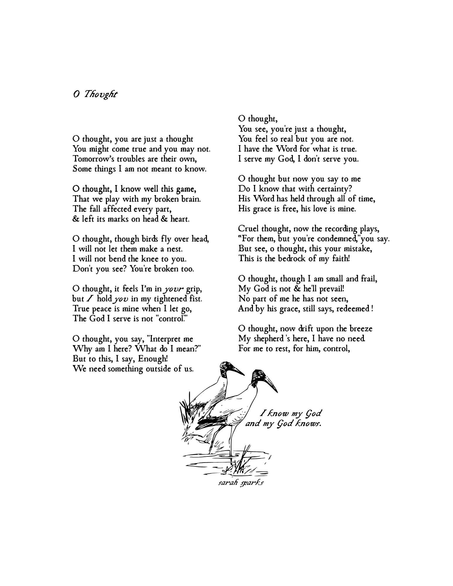 O Thought- Digital Download