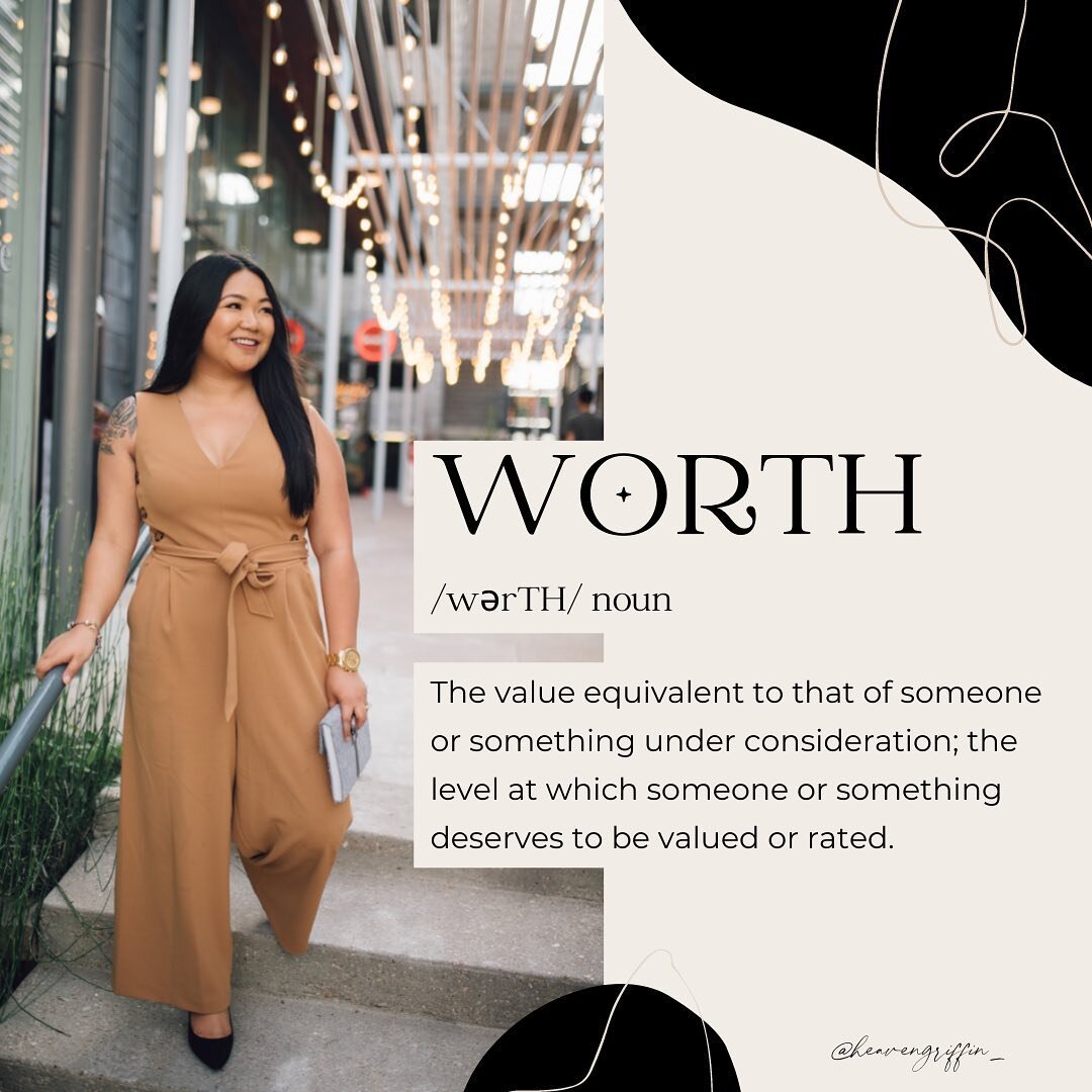 It&rsquo;s easy to get caught up on the phrases &ldquo;charge your worth&rdquo; and the bonus &ldquo;then add tax.&rdquo;

This then puts a finite number on an infinite being, which I&rsquo;ve seen far too many worthy women tie to their SELF-WORTH.

