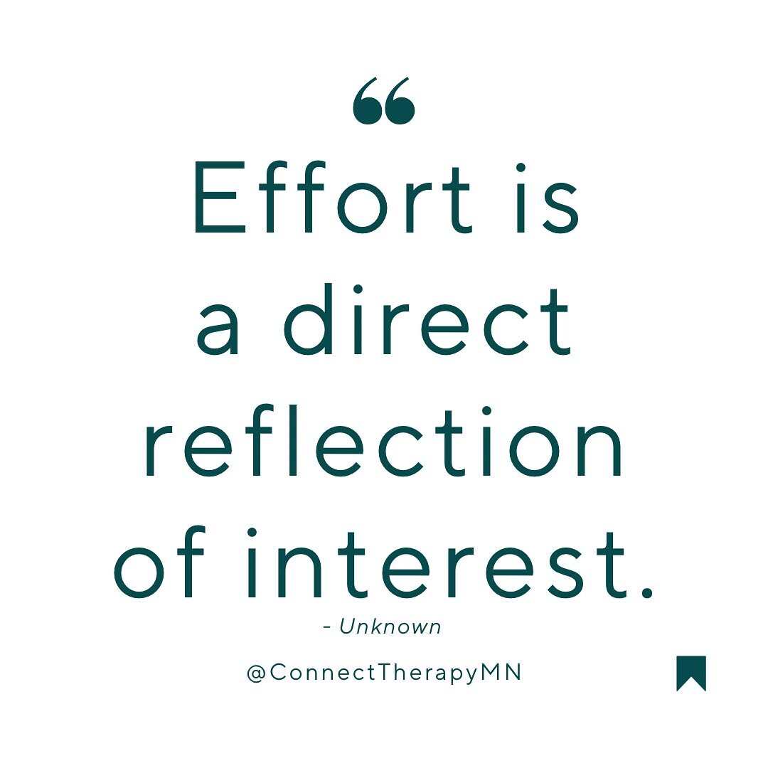 ✨ Of course this doesn&rsquo;t apply to all situations. (As in the amount of effort I put into picking up toys certainly doesn&rsquo;t reflect my interest in this activity🤣)!

But when it comes to your relationship with your parent, effort really do