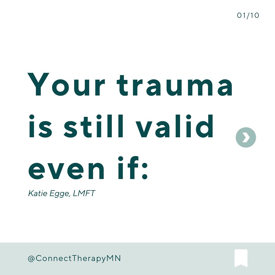 ✨No one but YOU gets to decide what is/isn&rsquo;t traumatic for you!

It&rsquo;s common for people who experienced Childhood Emotional Neglect (CEN) to not realize it is traumatic until later in life. 

It&rsquo;s also common for people to not have 