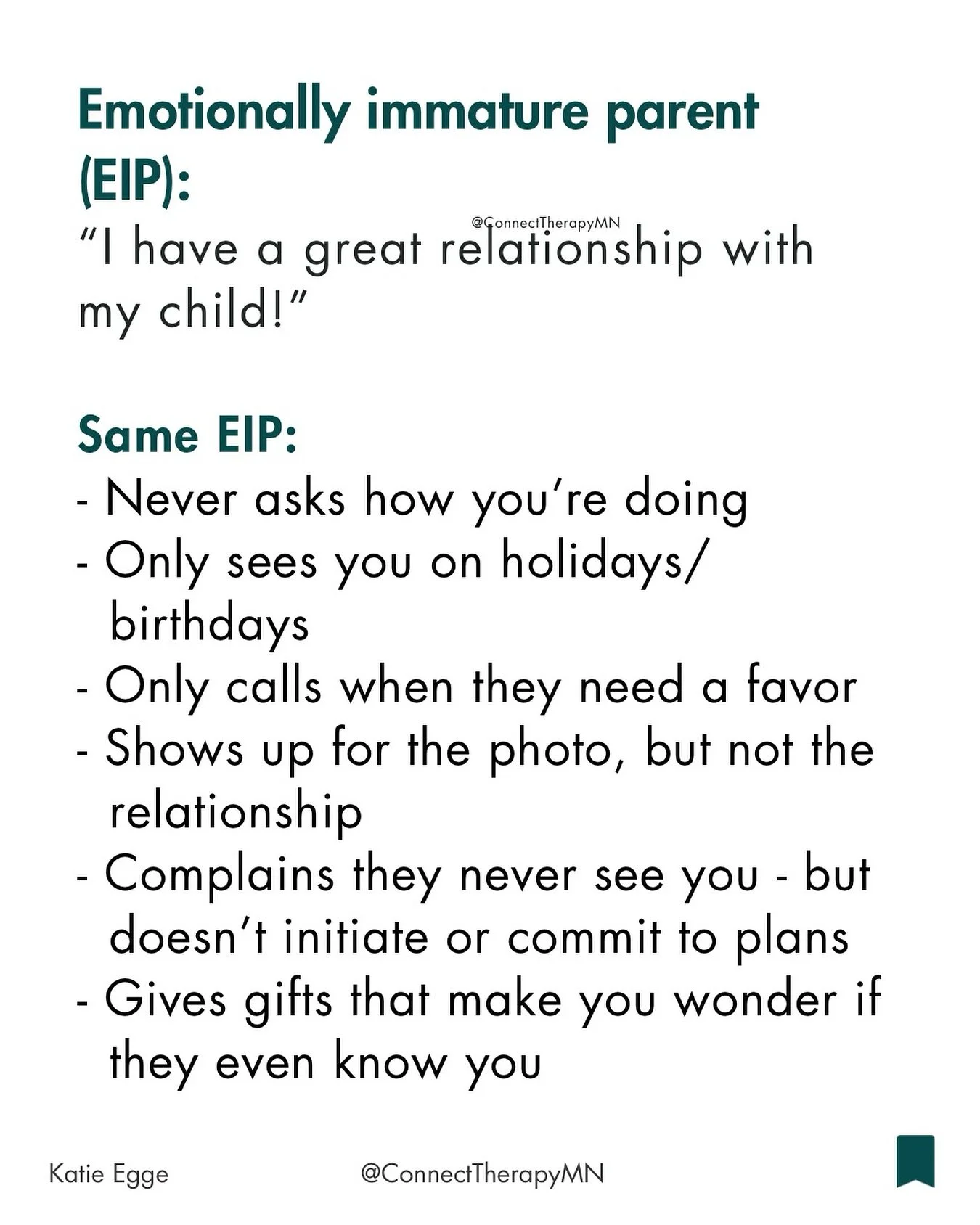 💔Growing up with emotionally immature / absent parents can be incredibly painful&hellip;

especially when you look back and realize they&rsquo;ve been absent most of your life

Figuring out how to make sense of this and move forward may seem dauntin