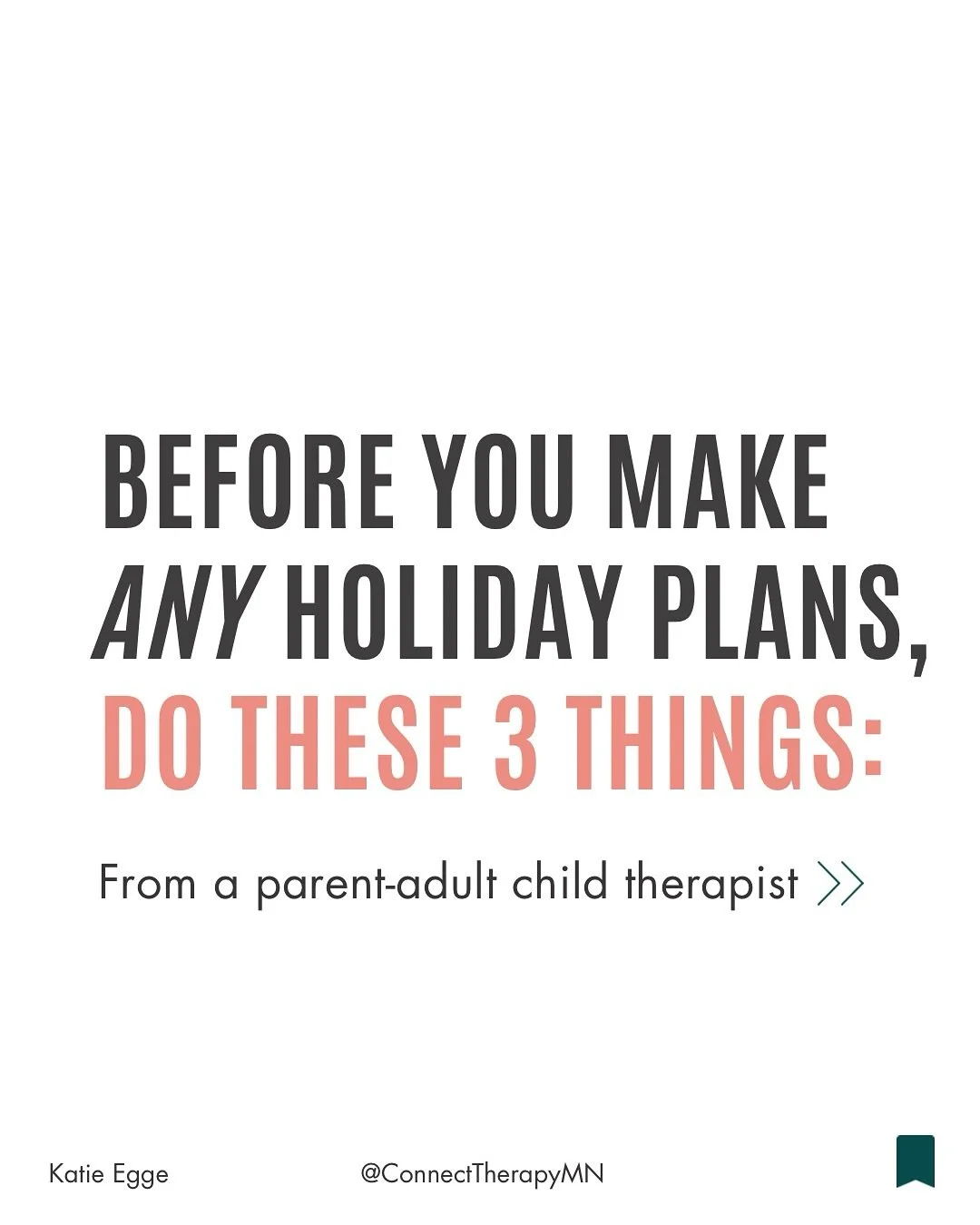 ‼️The holidays can bring up a LOT if you&rsquo;re an adult child of emotionally immature parent ⬇️&mdash; 

Old roles, guilt, and pressure to keep the peace at your own expense - no wonder the holidays are so stressful for so many people!

But you do