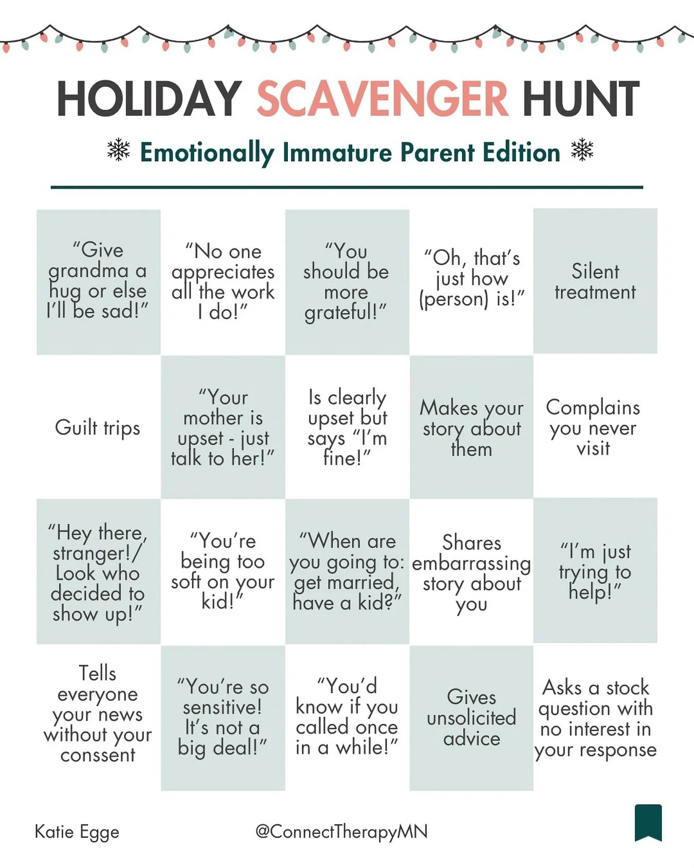 ✨Nothing says &ldquo;Welcome home!&rdquo; like a &lsquo;How are you?&rsquo; stock question from your parent&hellip;

Immediate followed by: 
🔺A monologue about how they&rsquo;re NOT doing well&hellip;
🔺Complaining about never seeing you 
🔺Radio si