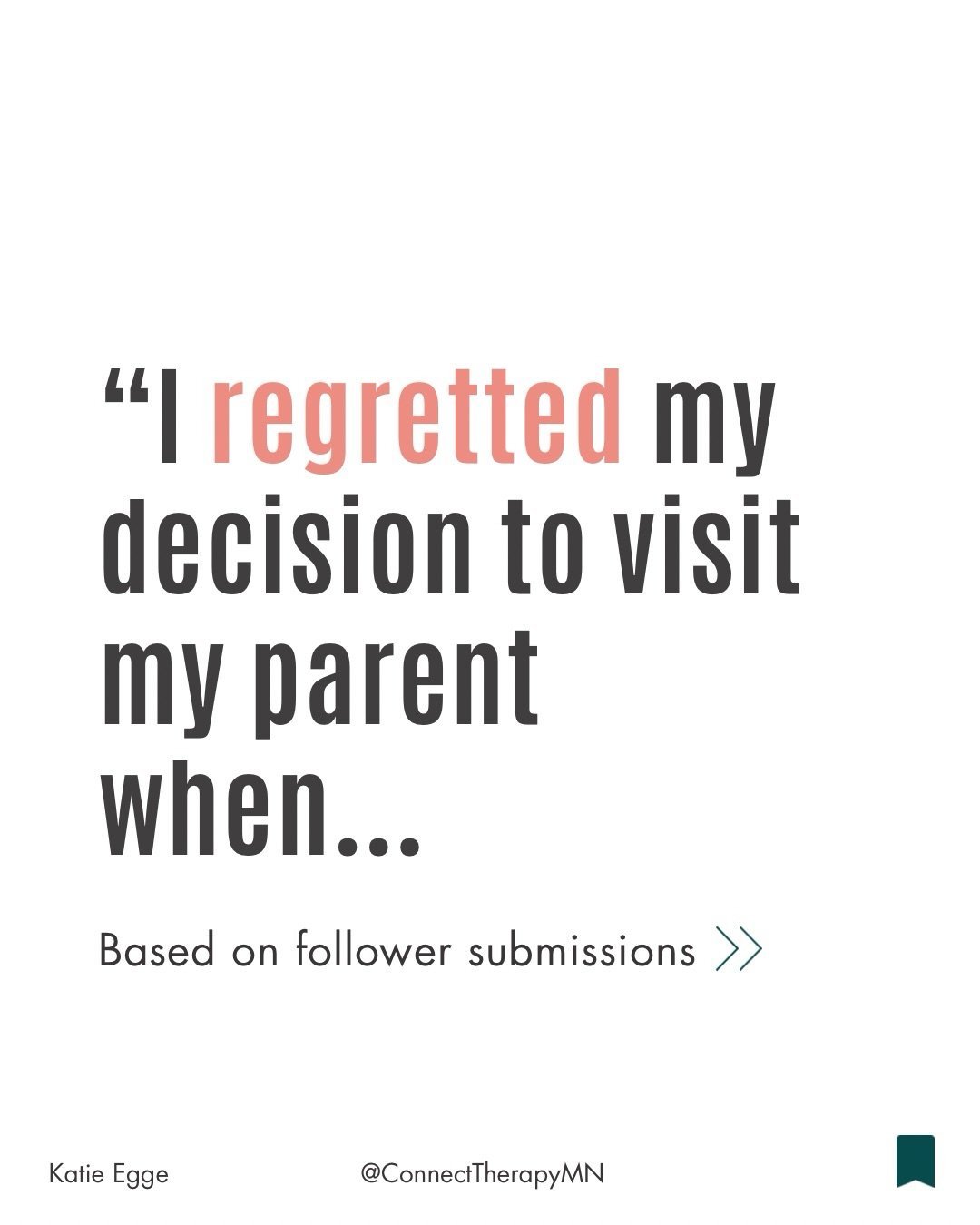 I may have to do a part 2 with all the stories I received from you all!

I share this - and do the work I do - because so often adult children&rsquo;s stories and pain are minimized, dismissed and/or shut down for the sake of &ldquo;family&rdquo; 

T