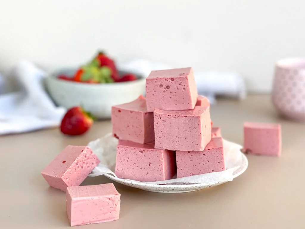 Strawberry Yoghurt Marshmallows — Mandy Sacher