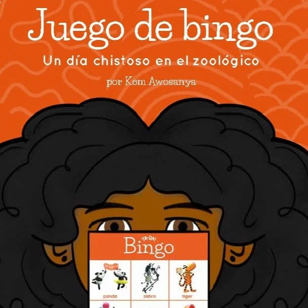 Bingo Game - A Funny Day at the Zoo - Spanish