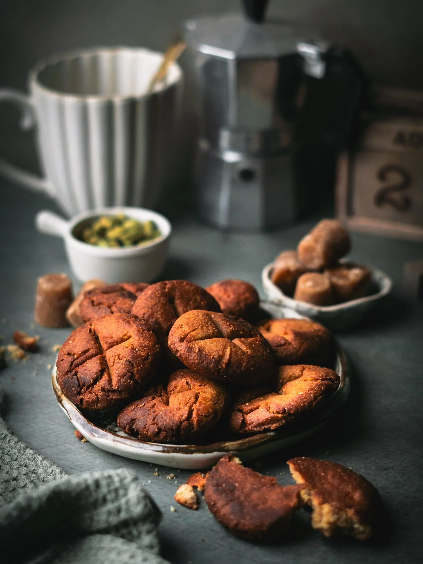 The rains pouring in Hyderabad is definitely calling in for some warm and crisp Roats&hellip; a mildly sweet coarse breadlings from the northern part of India. My mother in law prepares them in bite sizes perfect to go with a cup of warm coffee or ma