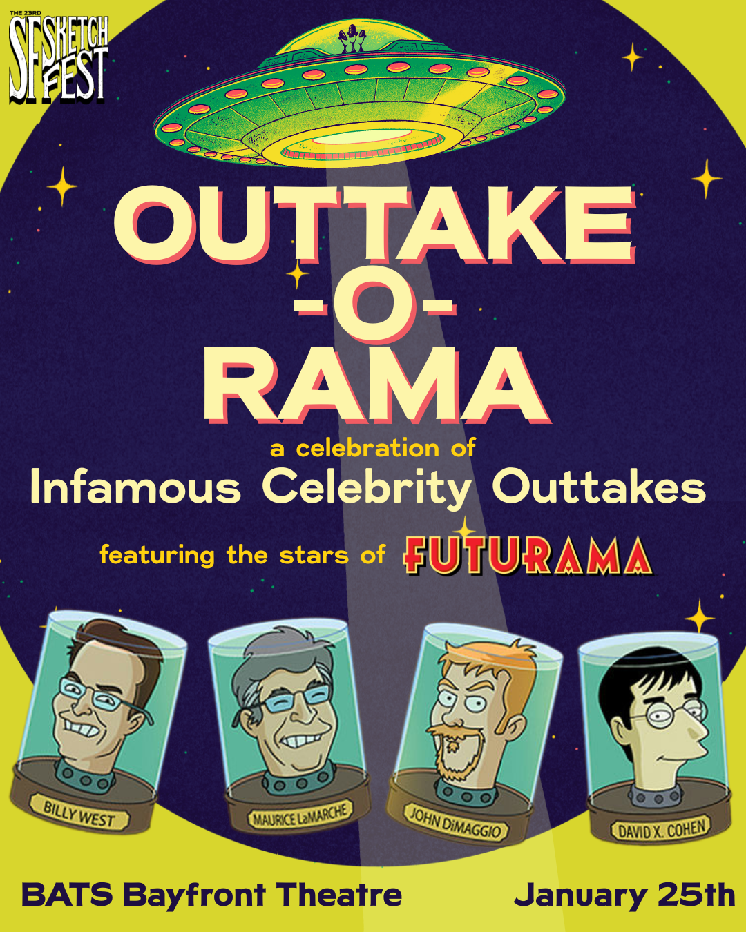 Kristina at "Outtake-O-Rama" part of SF Sketchfest!