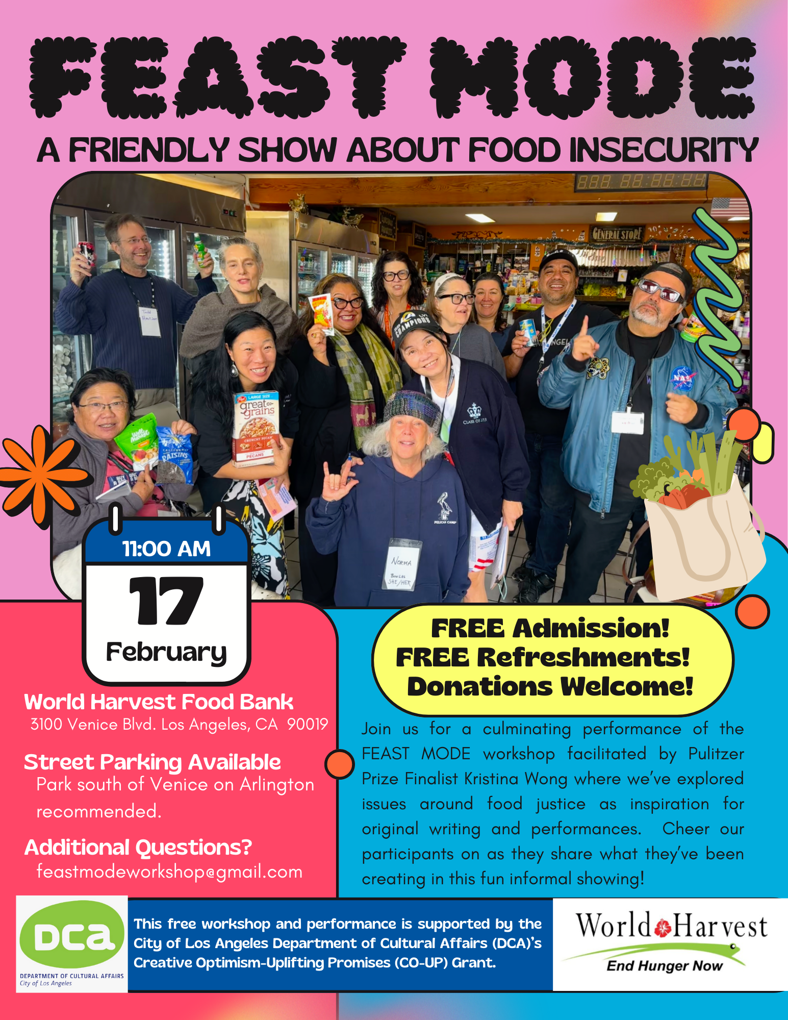 FEAST MODE: A Friendly Show ABOUT Food Insecurity