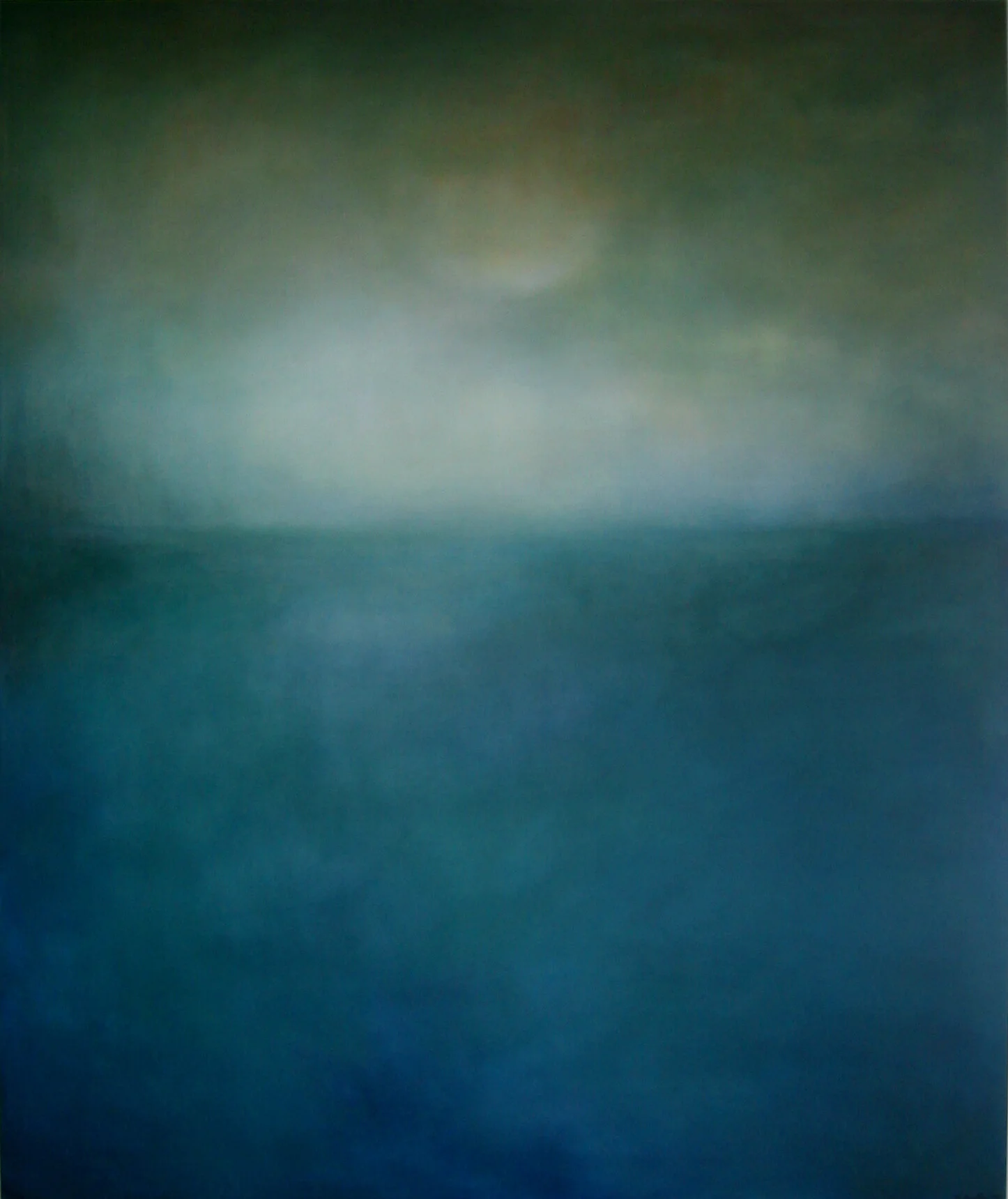Blue Dusk, 72" x 60", acrylic on canvas (SOLD)