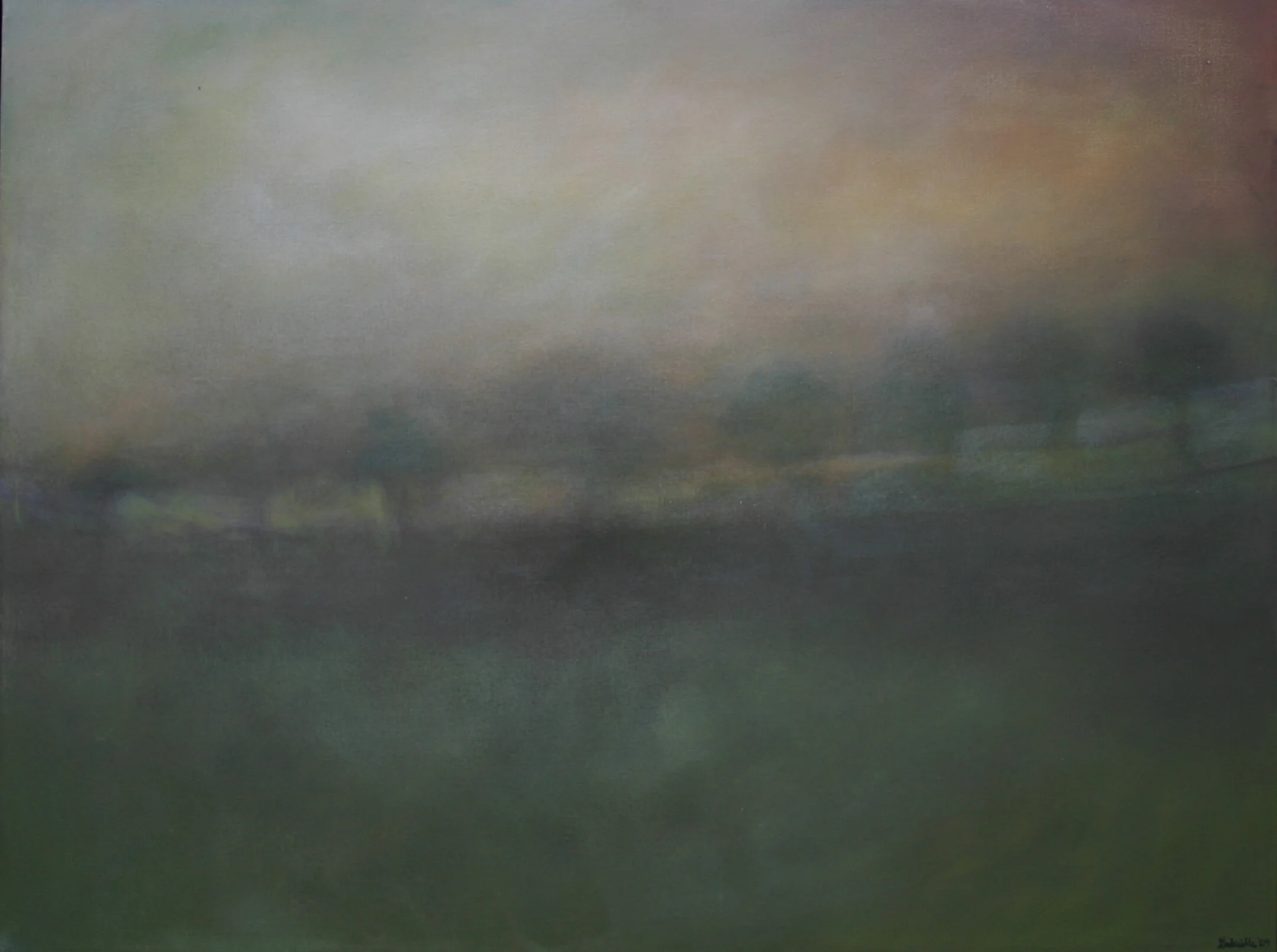 Treeline, 30" x 40", acrylic on canvas (SOLD)