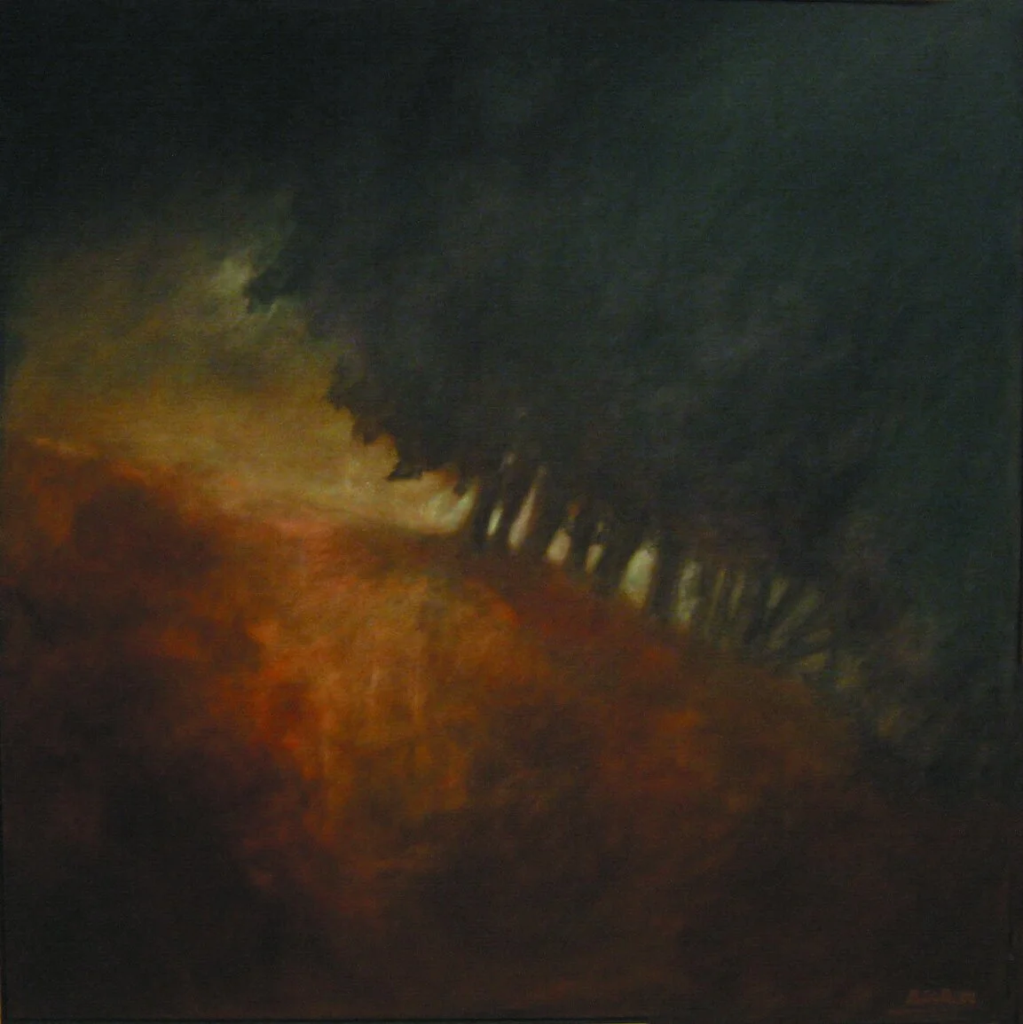 acrylic on canvas, 54" x 54" (SOLD)