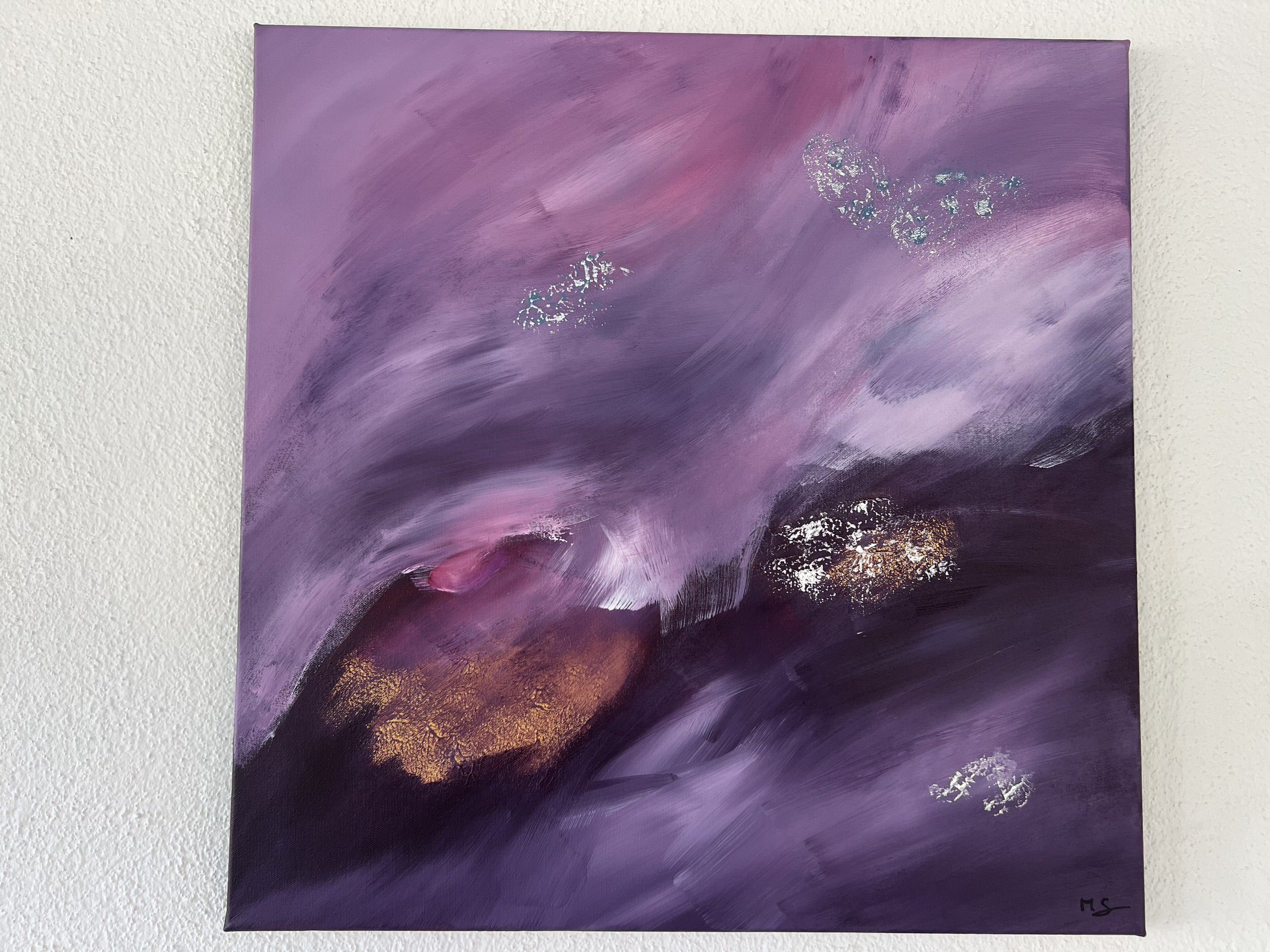 Discoveries_abstrakt Acrylbild violett gold Zürich_IMG_5693.jpeg