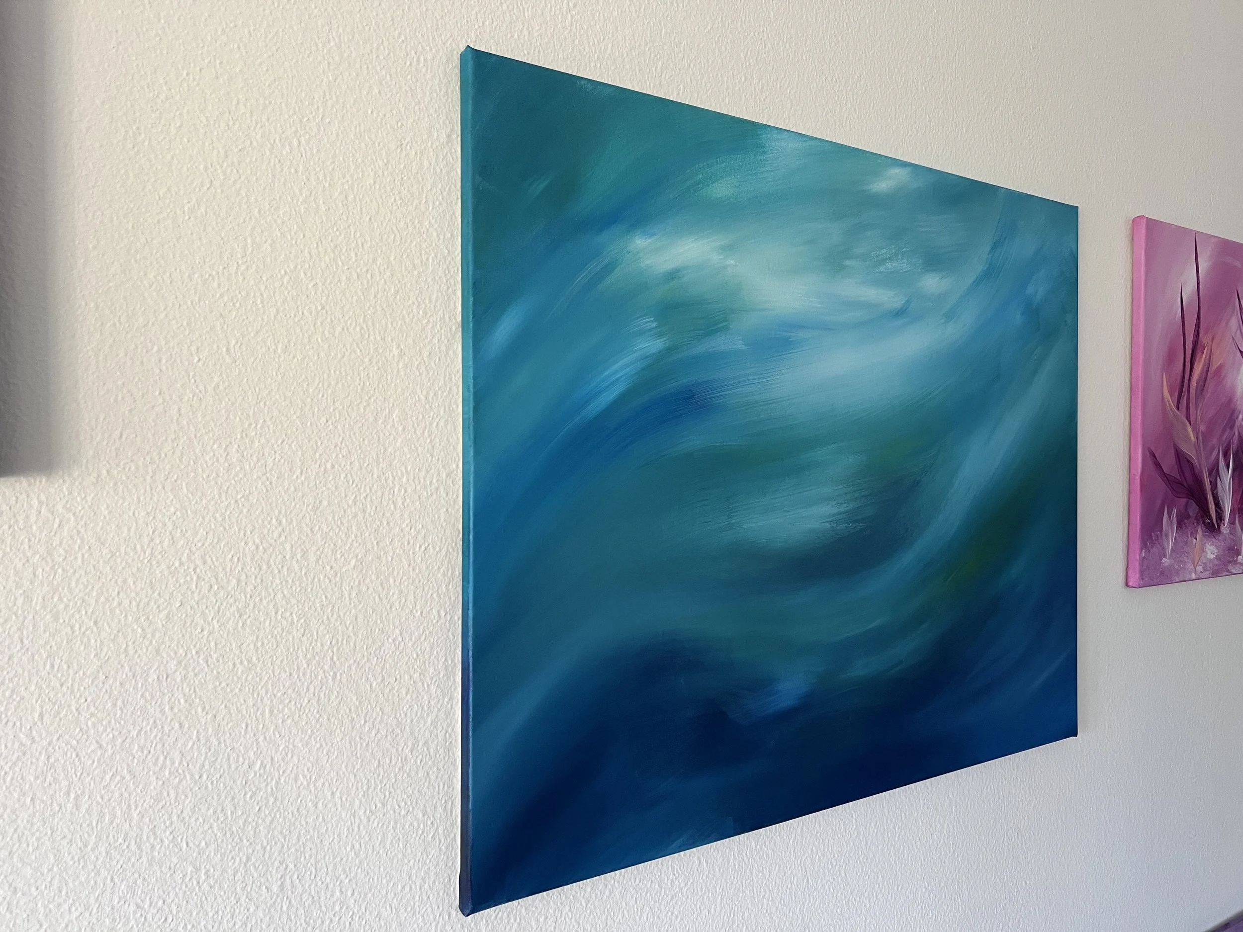 Ruhepol_Abstractes Acrylbild in blau_IMG_4482.jpeg