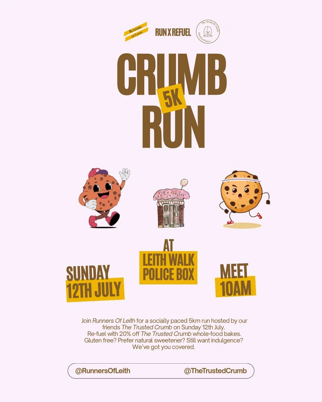 Social 5K run X Trusted Crumb Bakery
