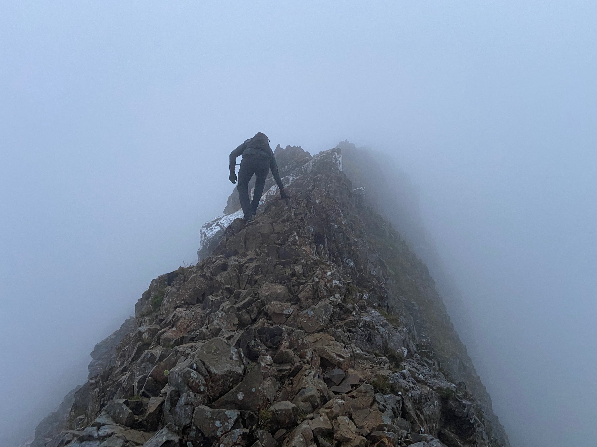 The Crib Goch ridge