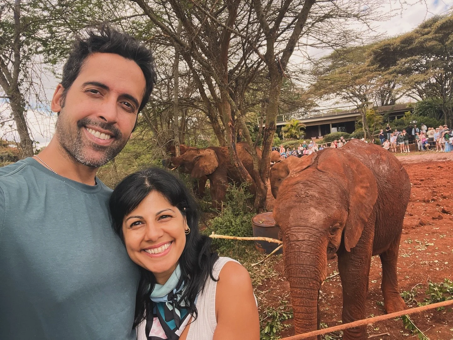 Grateful we got the opportunity to visit the @sheldricktrust Wild life sanctuary where the organizations mission is to rescue baby elephants, and rhinos from the wild who are injured or suffering from poachers attacking them. 

They take them in so t