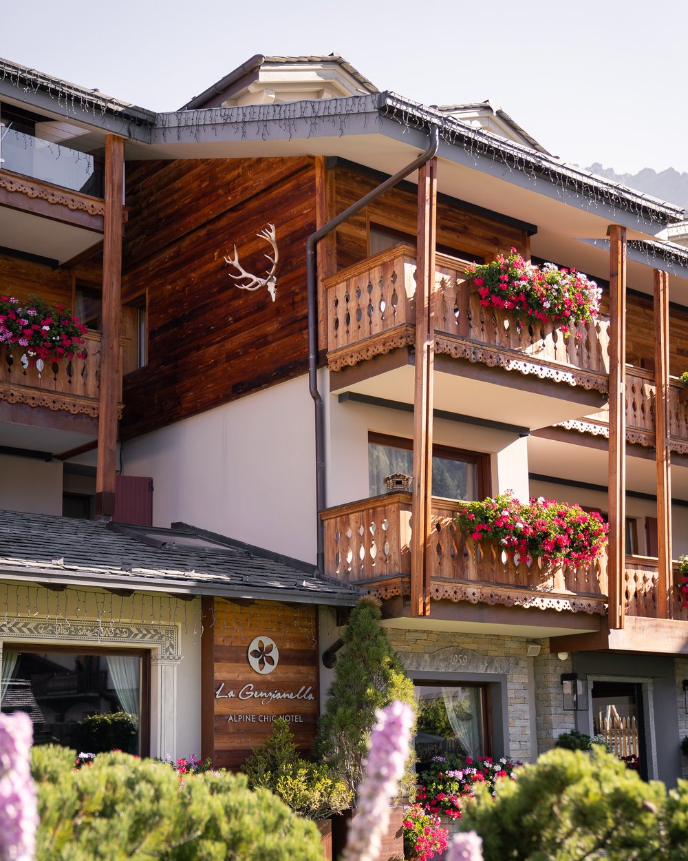 Hotel La Genzianella Bormio Exterior