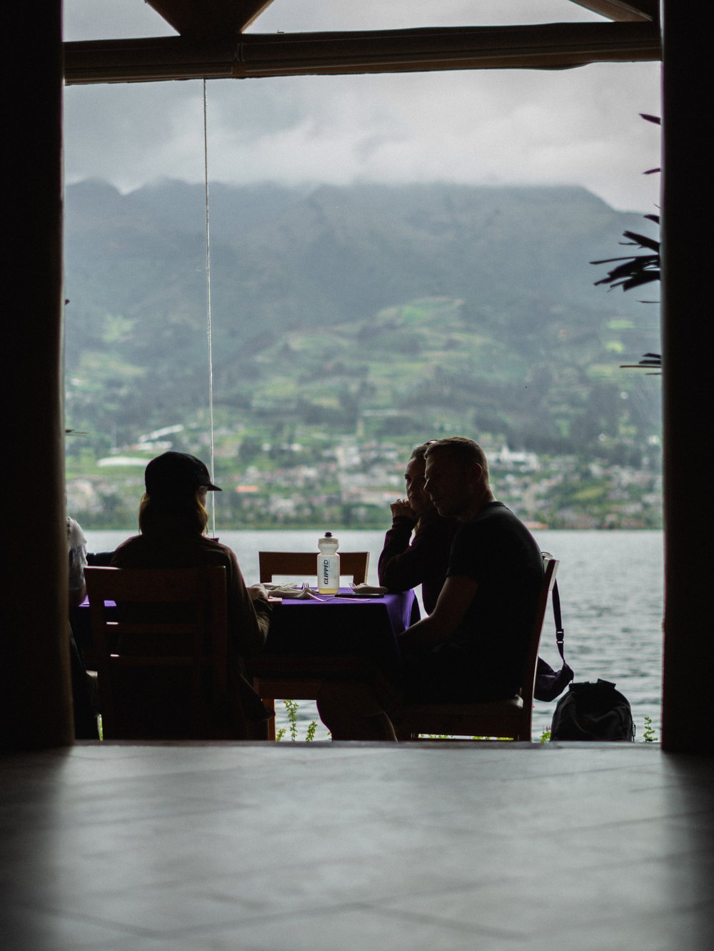 Lakeside Restaurant on the shores of Lake San Pablo, Ecuador