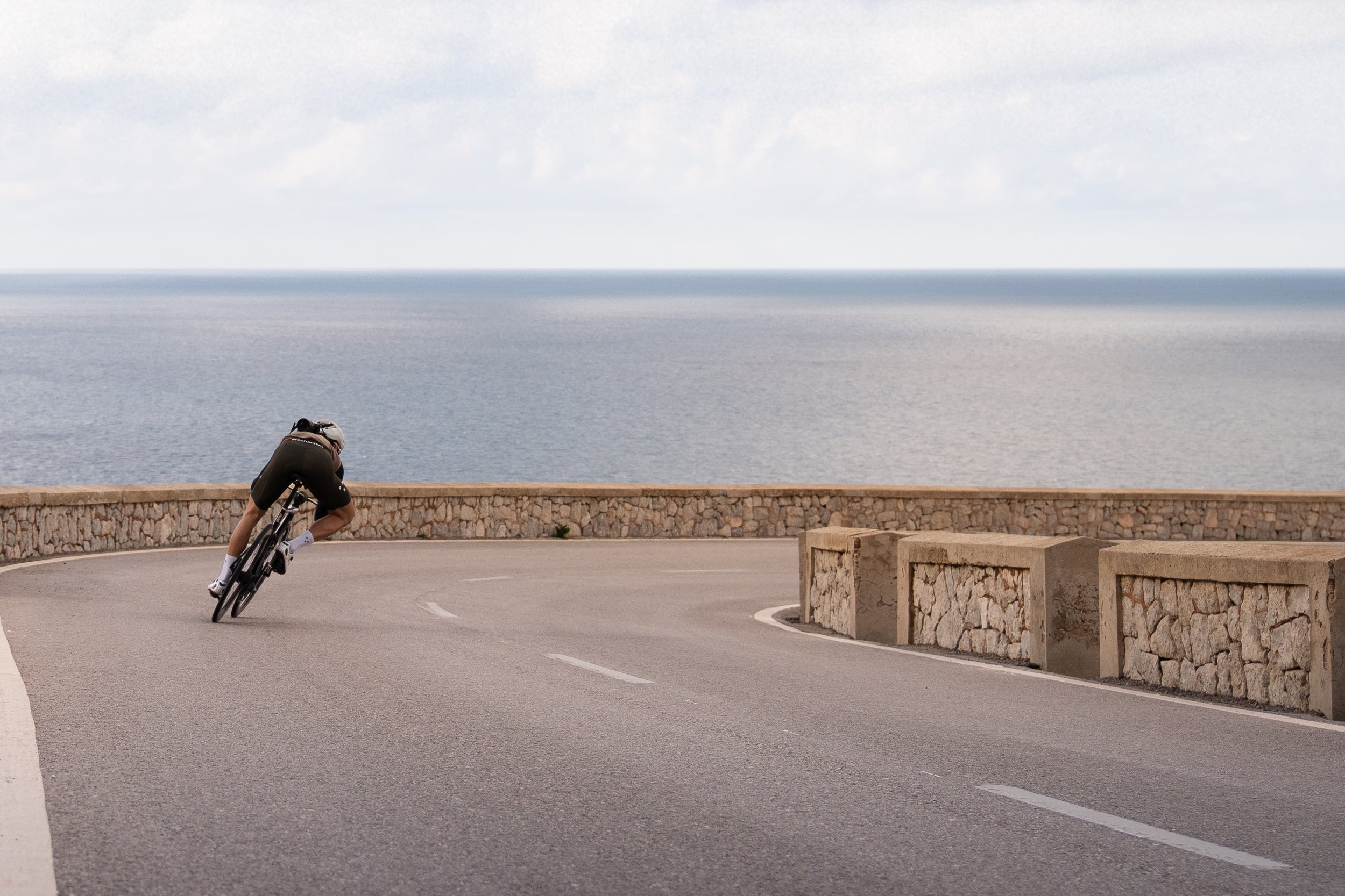 inside pedal up and outside pedal down in switchback