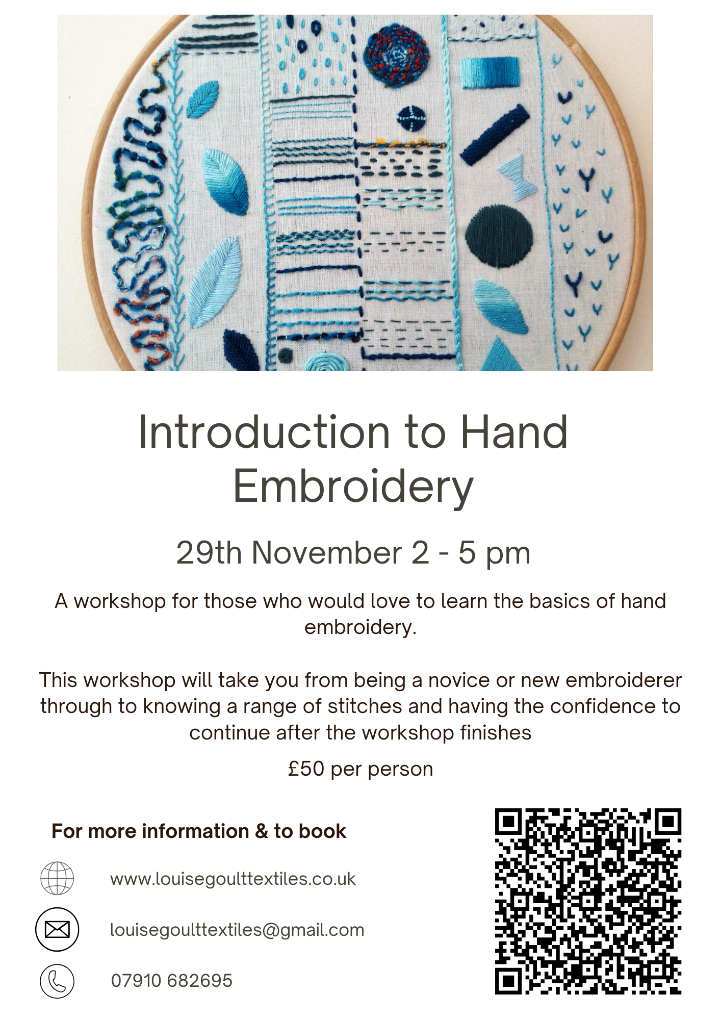 introduction to hand embroidery