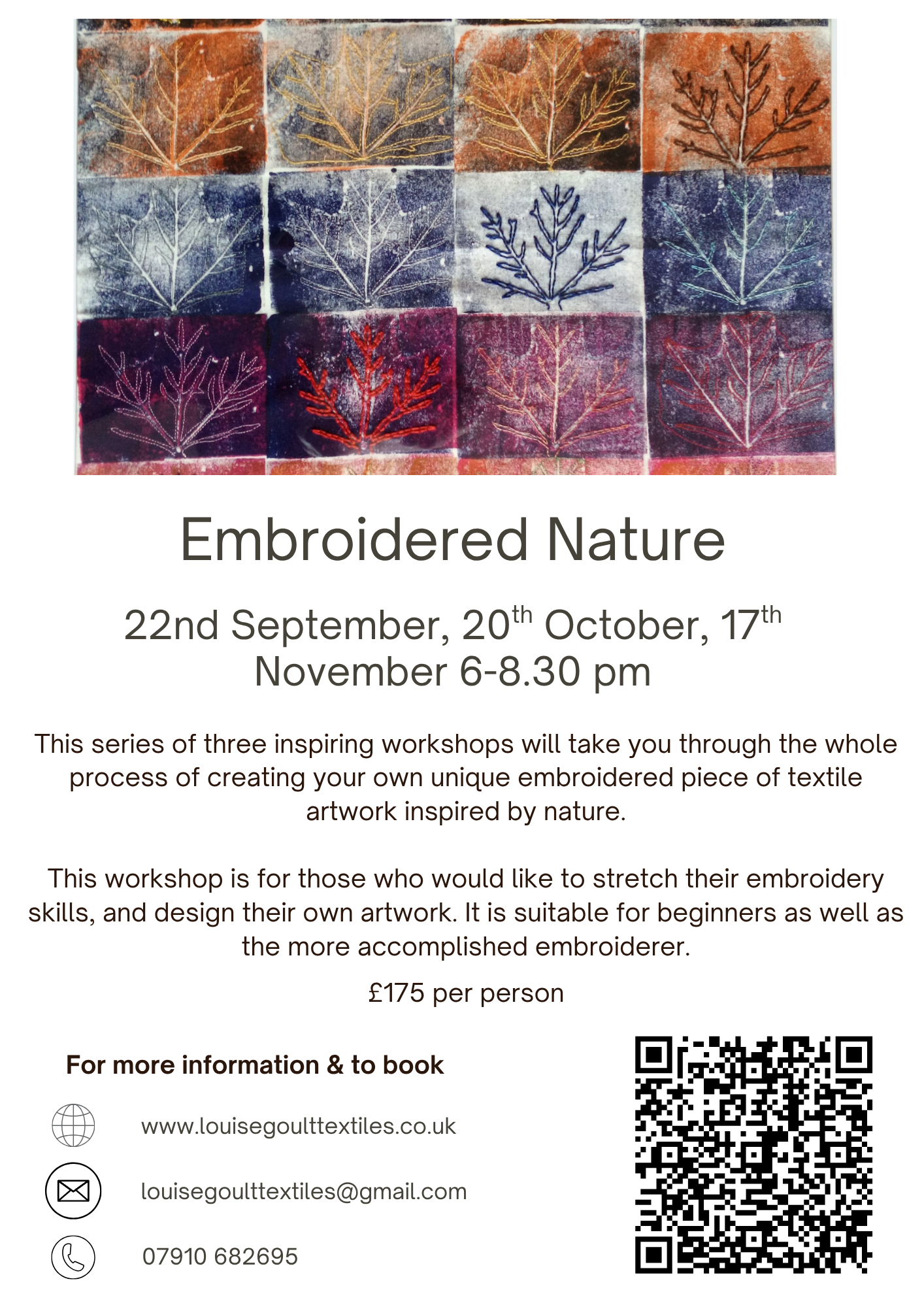 embroidered nature
