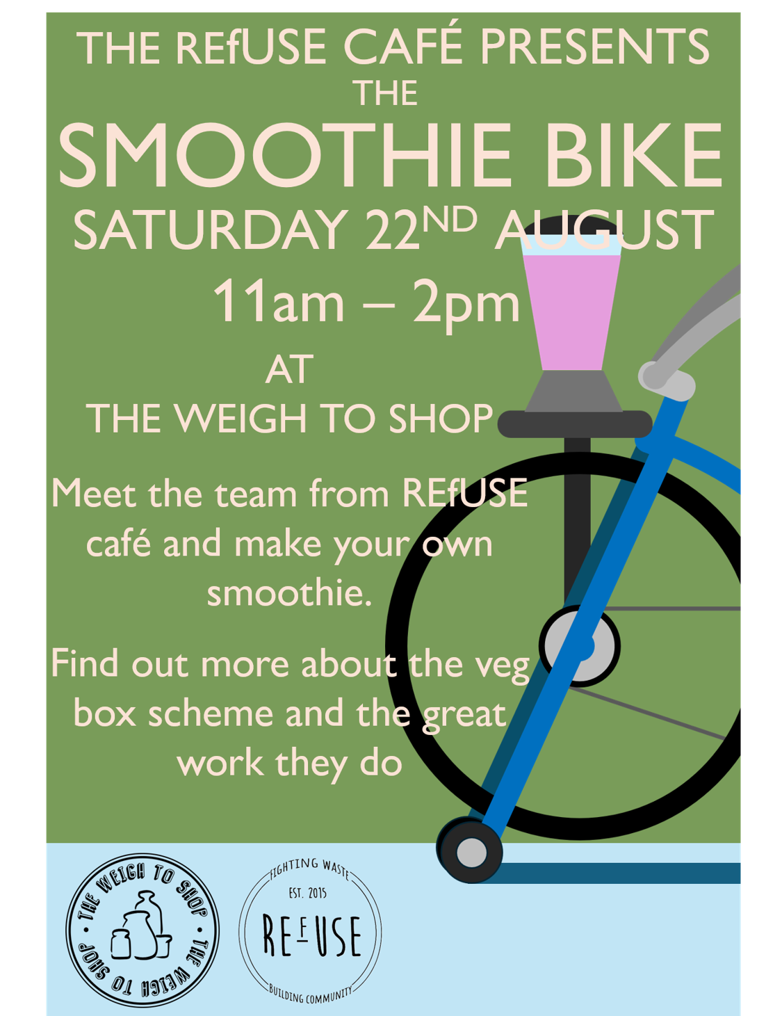 REfUSE SMOOTHIE BIKE