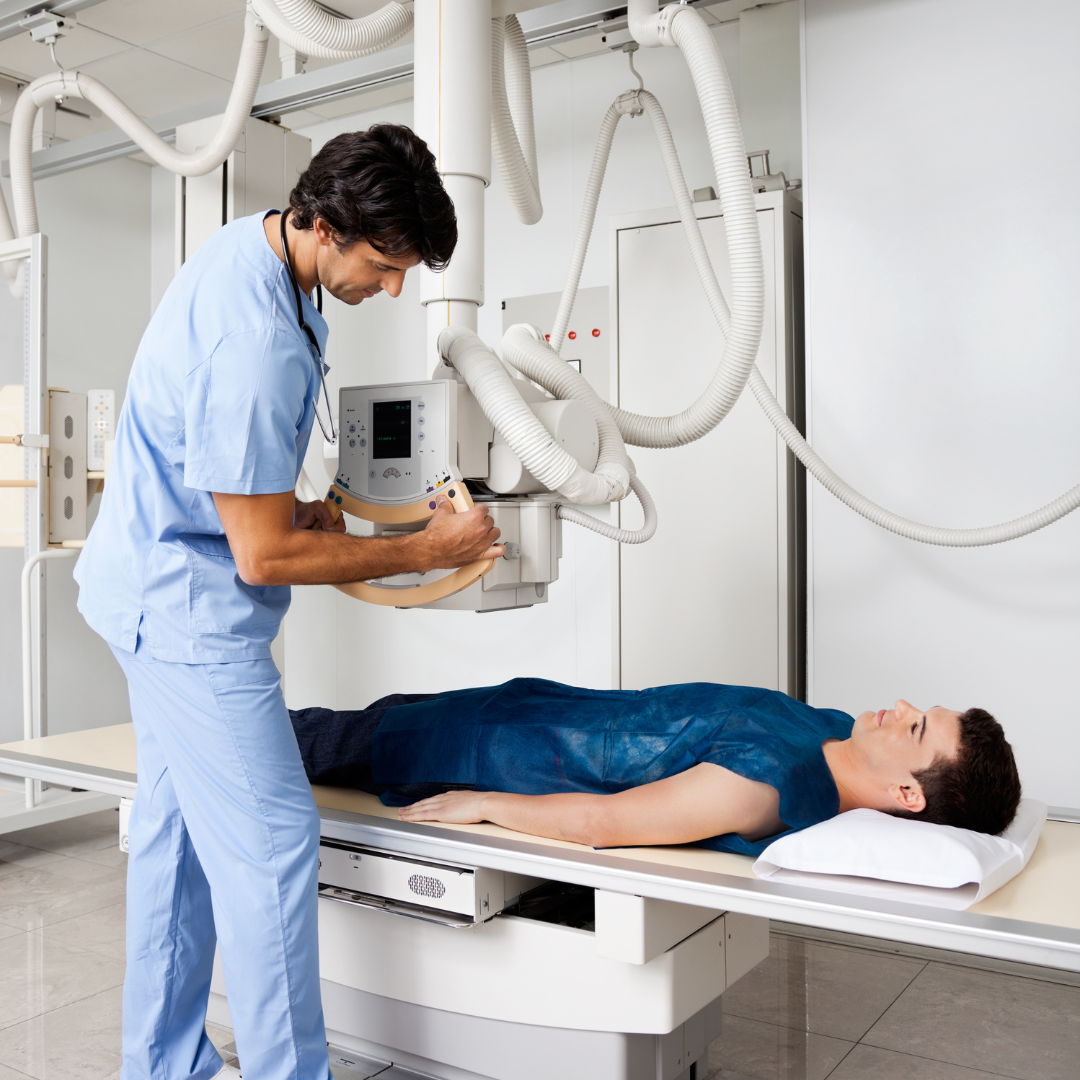 Image showing medical imaging which can be helpful with diagnosis of an injury or condition