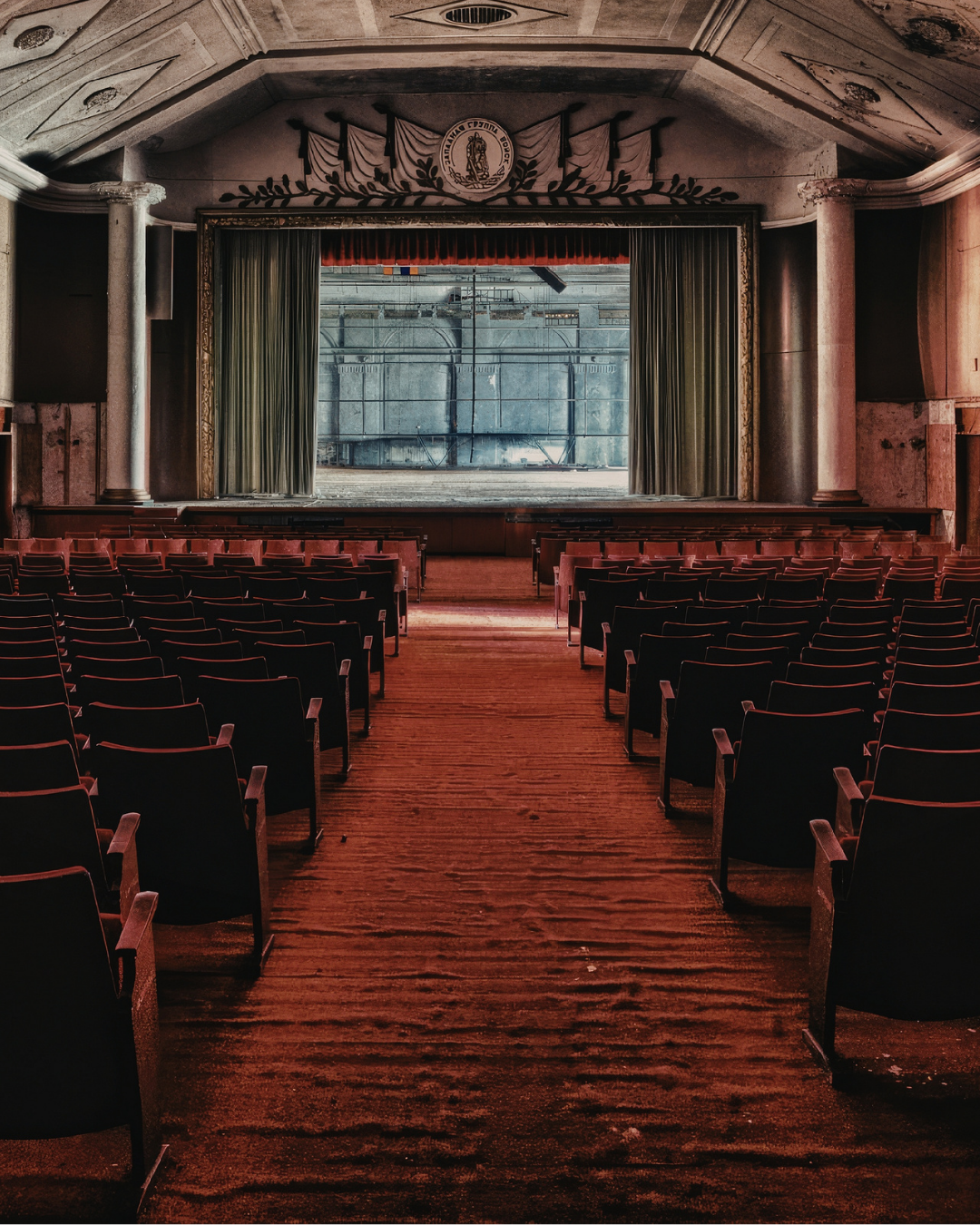 An image of an empty theater.