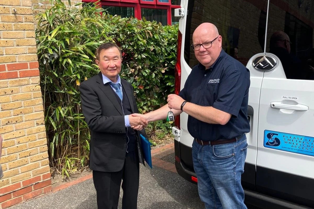 The Lewisham Indo-Chinese Community Receive Their New Electric Minibus!