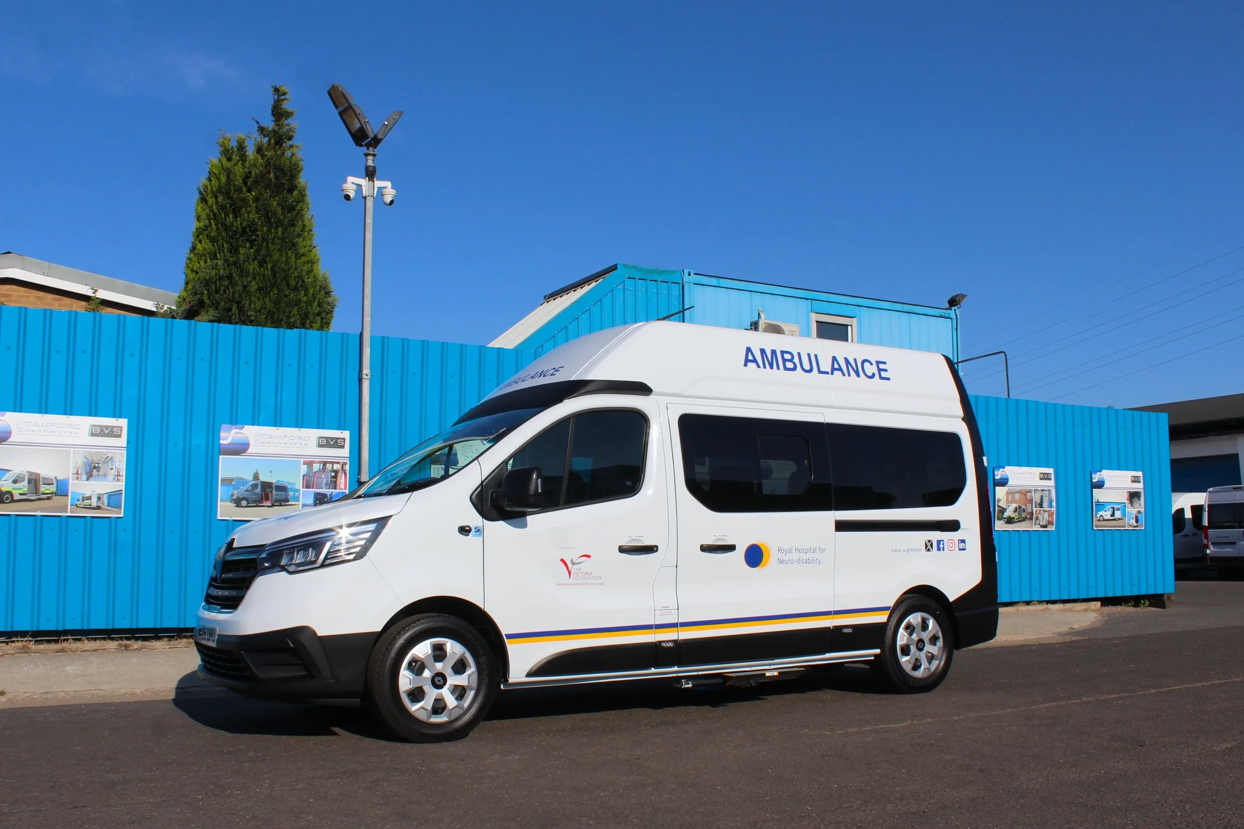 Enhancing Patient Transport with The Royal Hospital's Latest Renualt Trafic PTS