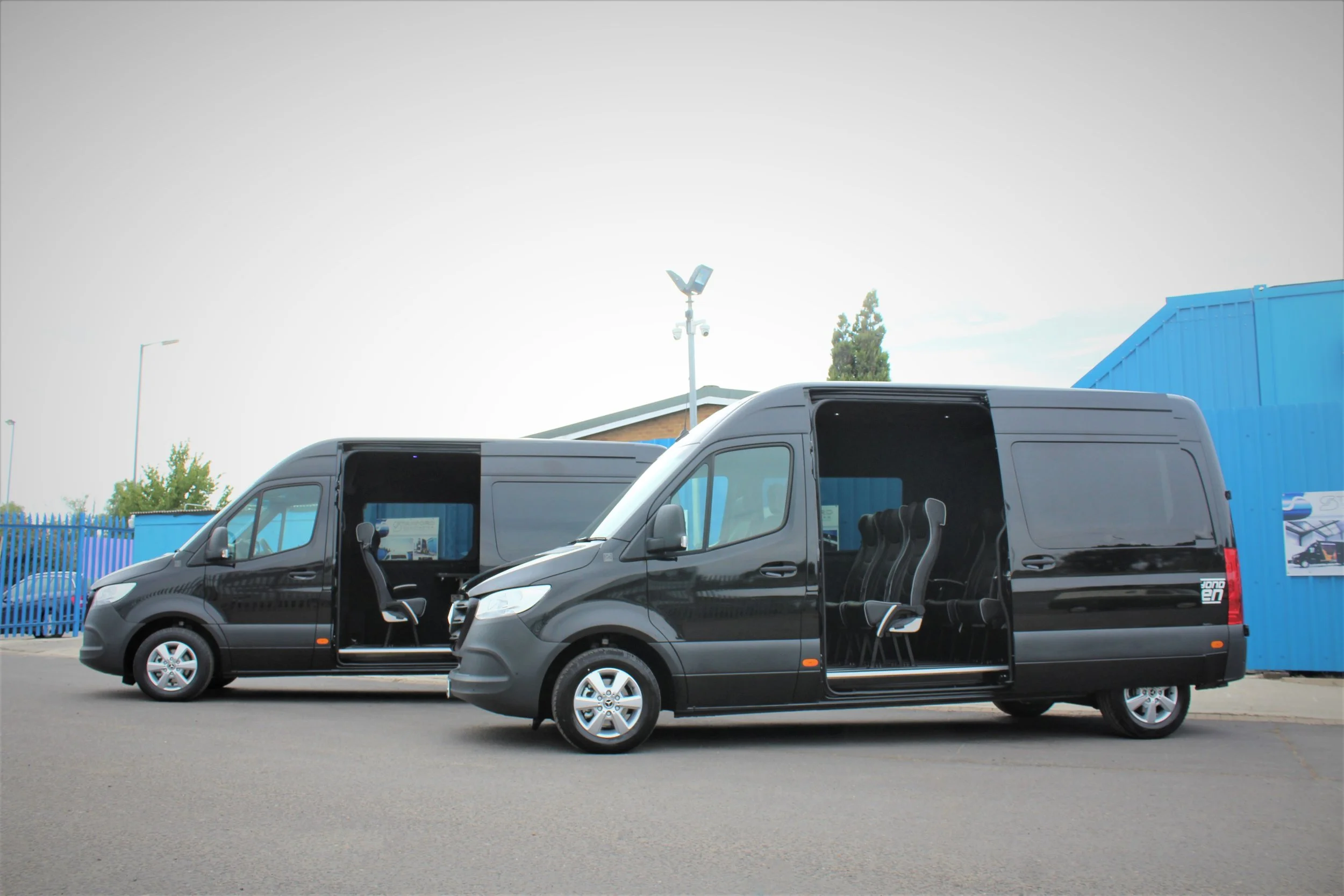 The first two tour buses converted for Ibex Touring over 5 years ago.
